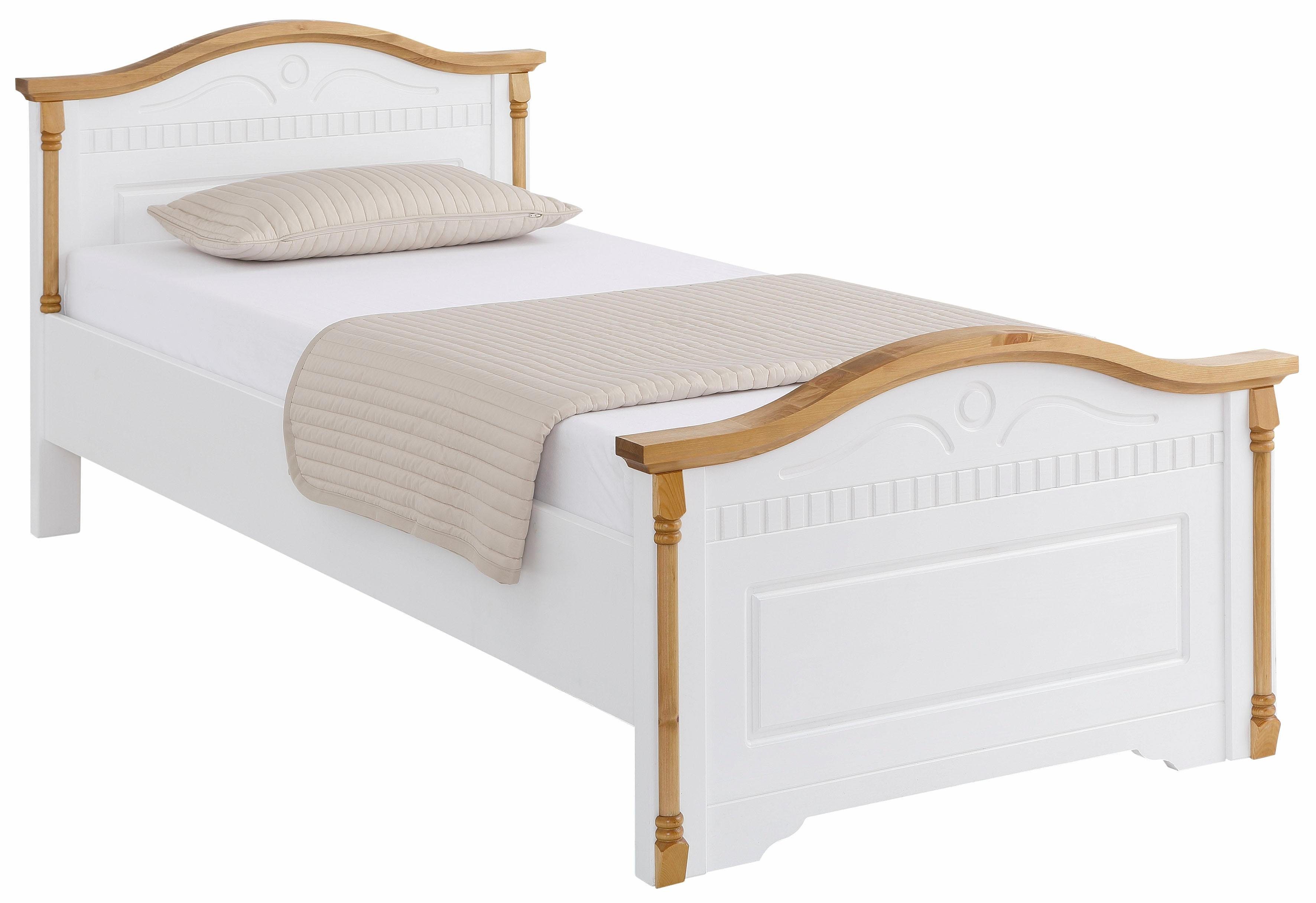 Home affaire Massief houten ledikant Graz, hoge belasting, klassieke landelijke stijl, FSC® gecertificeerd
