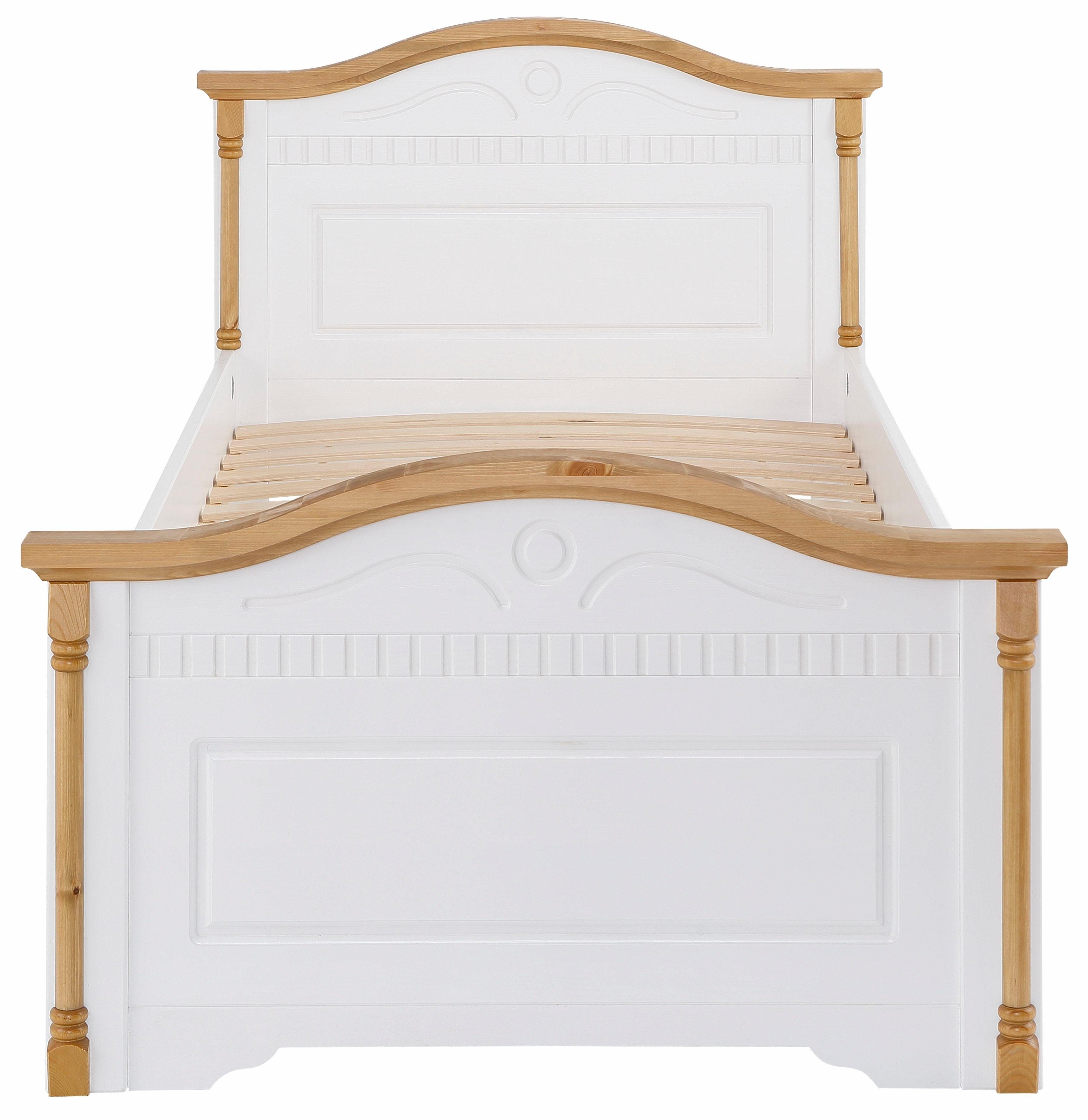 Home affaire Massief houten ledikant Graz, hoge belasting, klassieke landelijke stijl, FSC® gecertificeerd