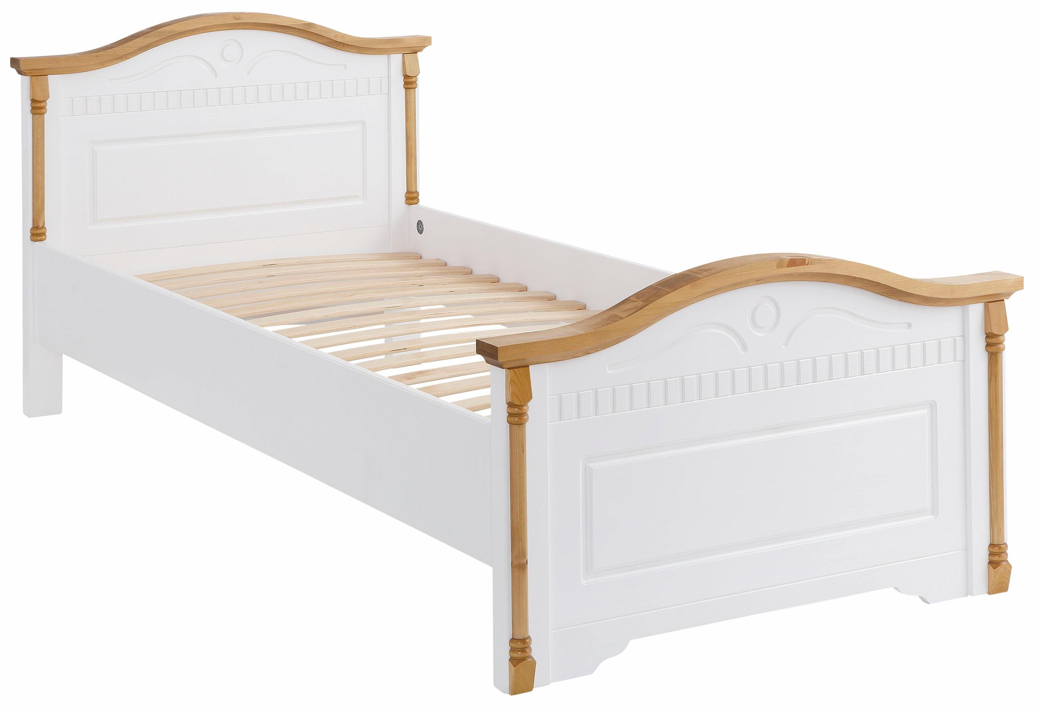 Home affaire Massief houten ledikant Graz, hoge belasting, klassieke landelijke stijl, FSC® gecertificeerd