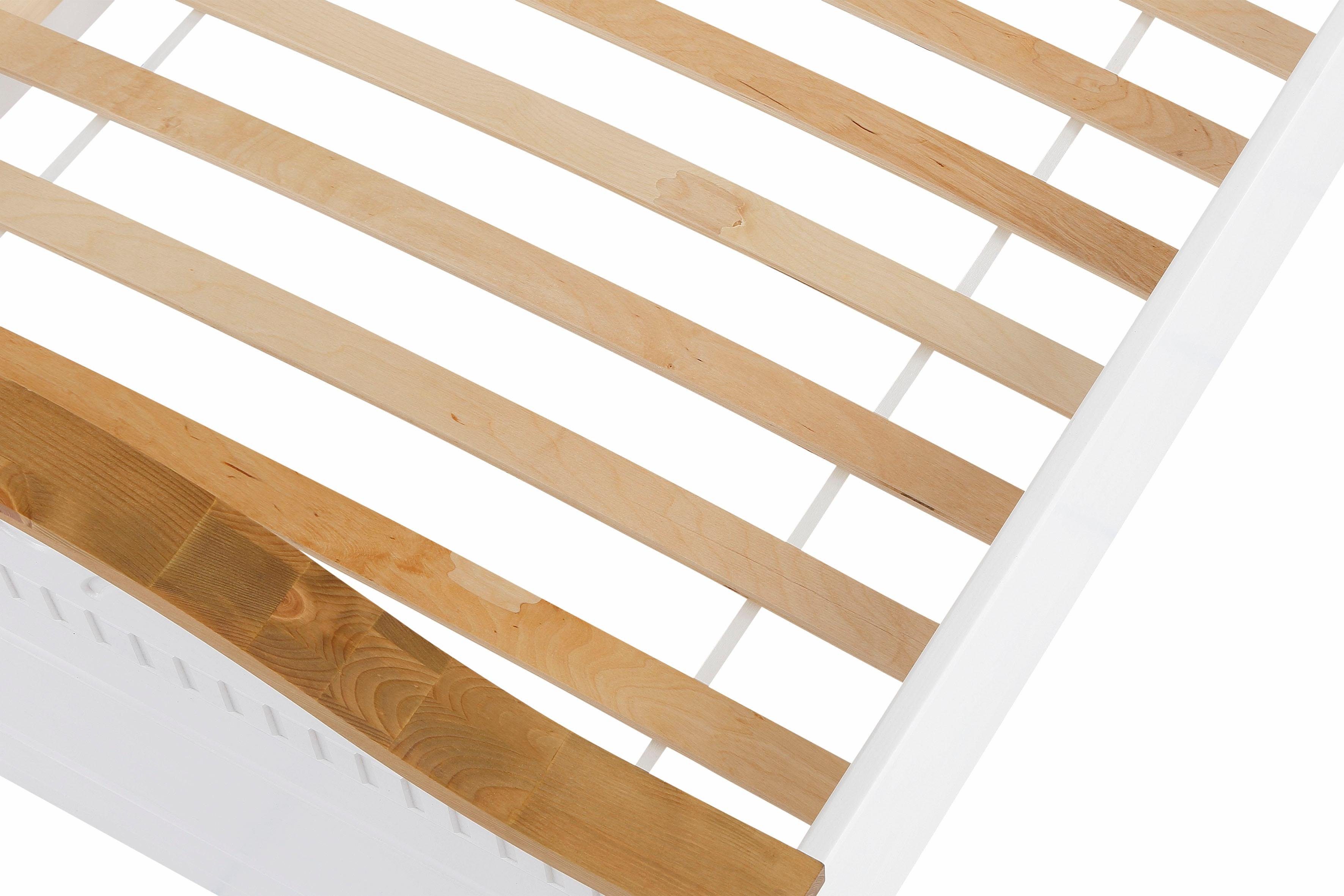 Home affaire Massief houten ledikant Graz, hoge belasting, klassieke landelijke stijl, FSC® gecertificeerd