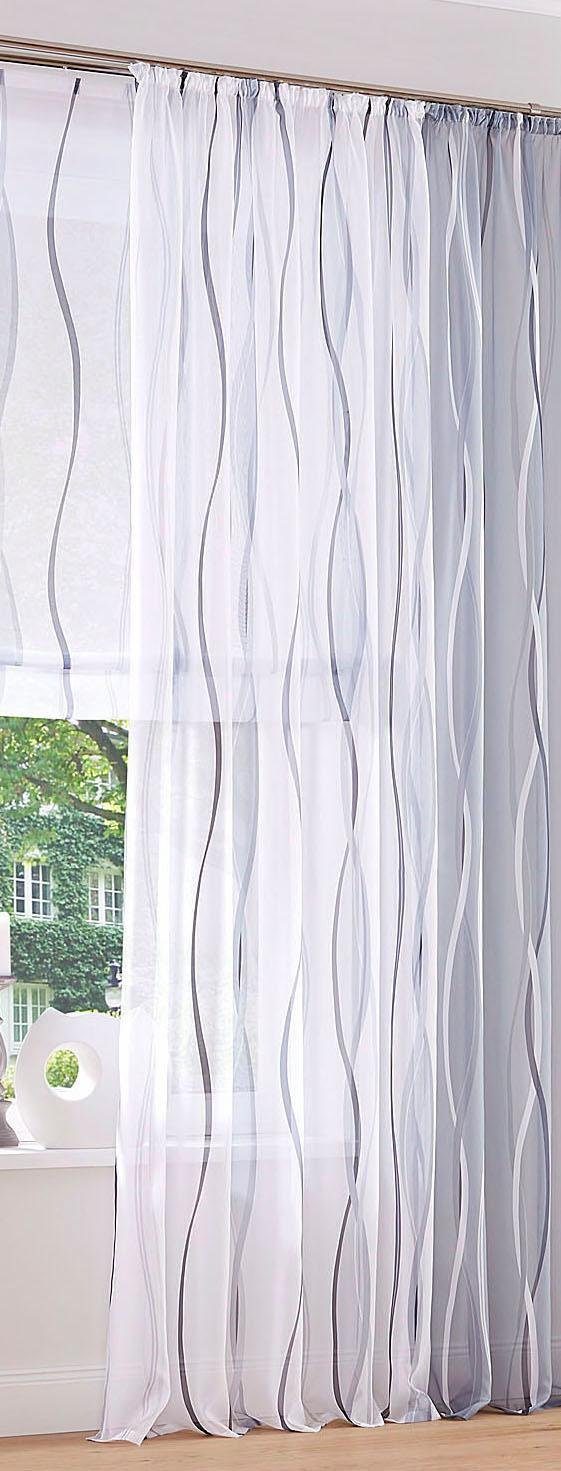 my home Gordijn Dimona 2-pack, bestseller, polyester, golven (2 stuks)