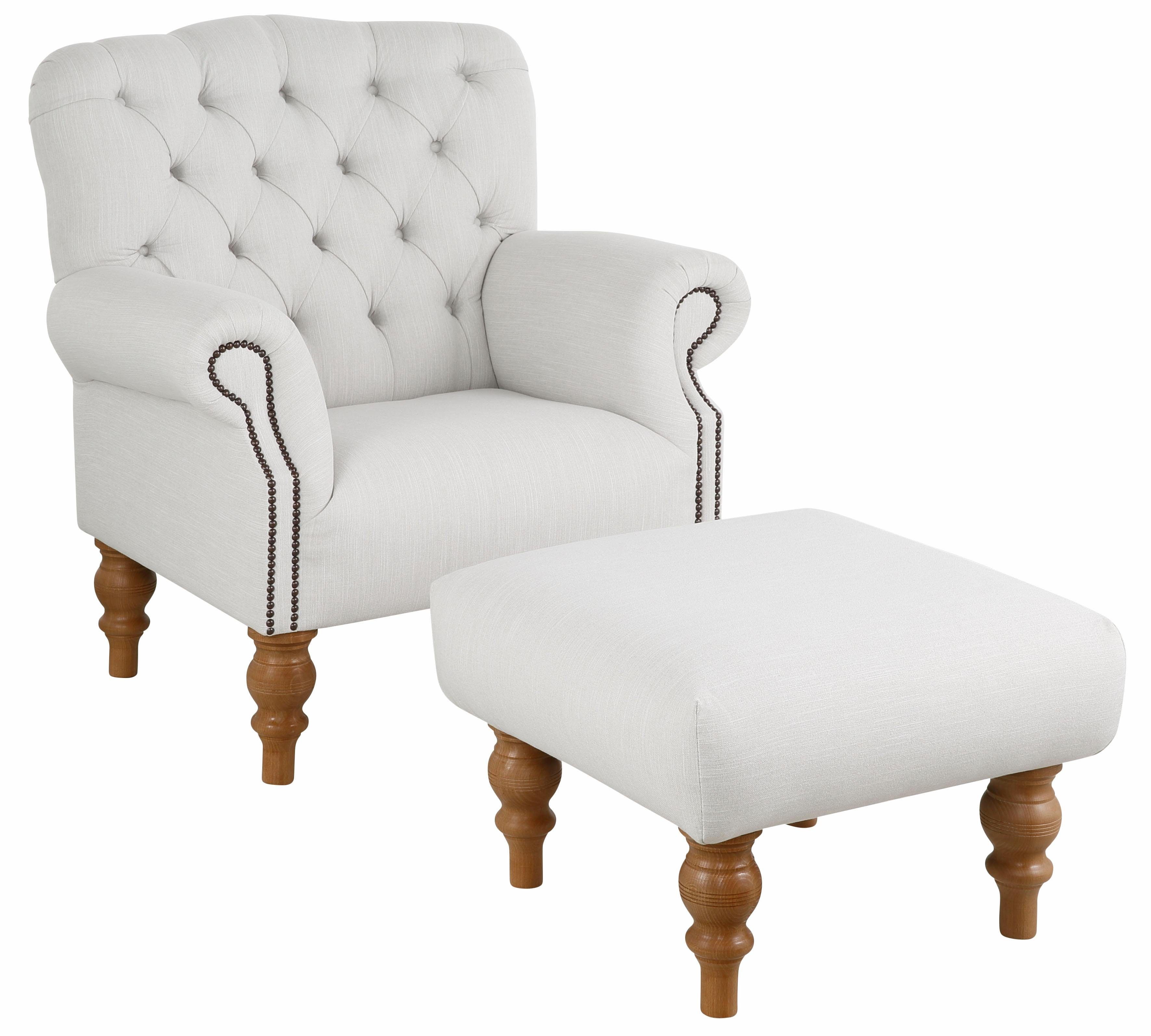Home affaire Fauteuil Lord met echte chesterfield-capitonnage en siernagels
