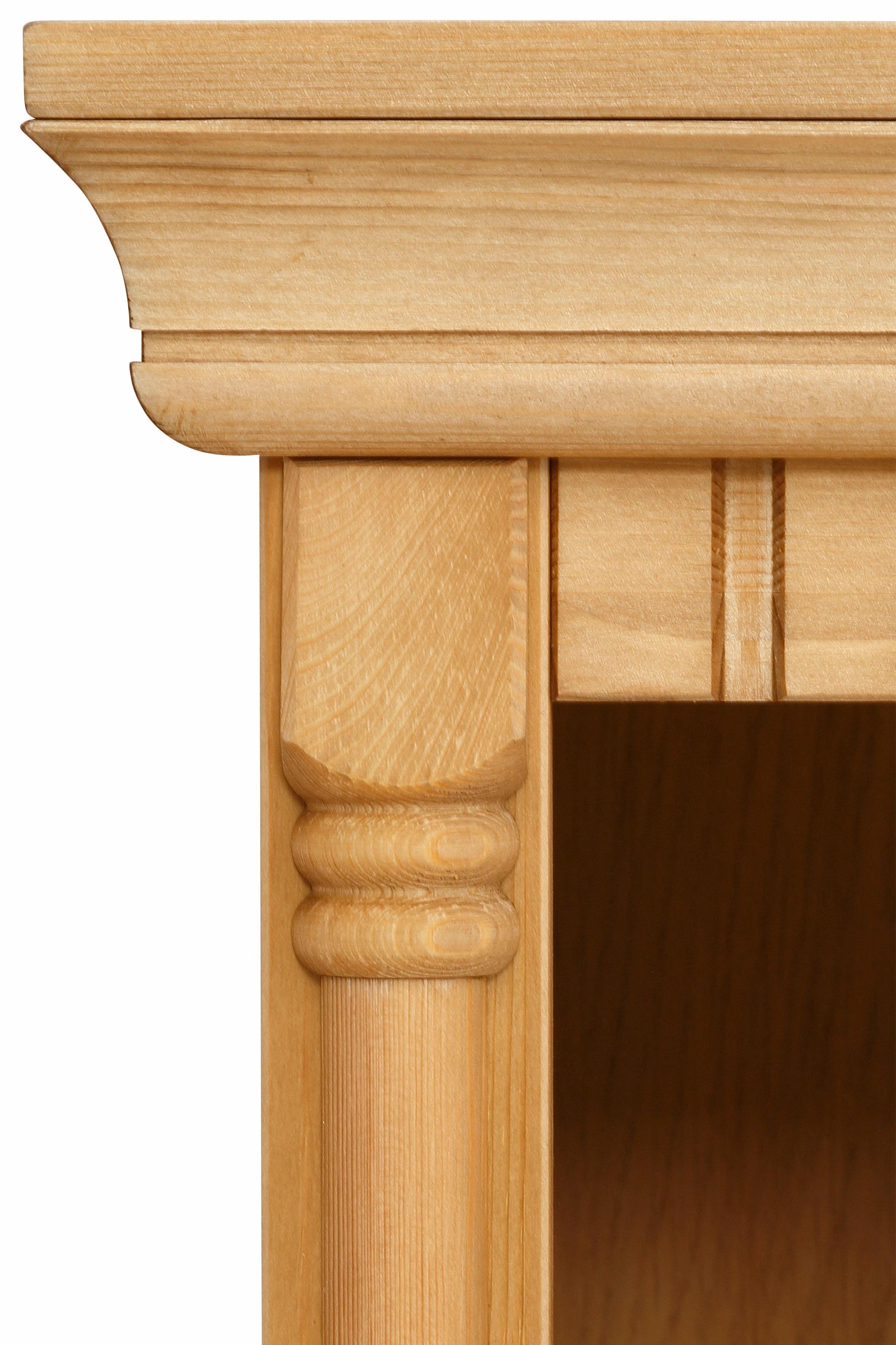 Home affaire Nachtkastje Graz van massief grenen, met luxueuze details, breedte: 55 cm