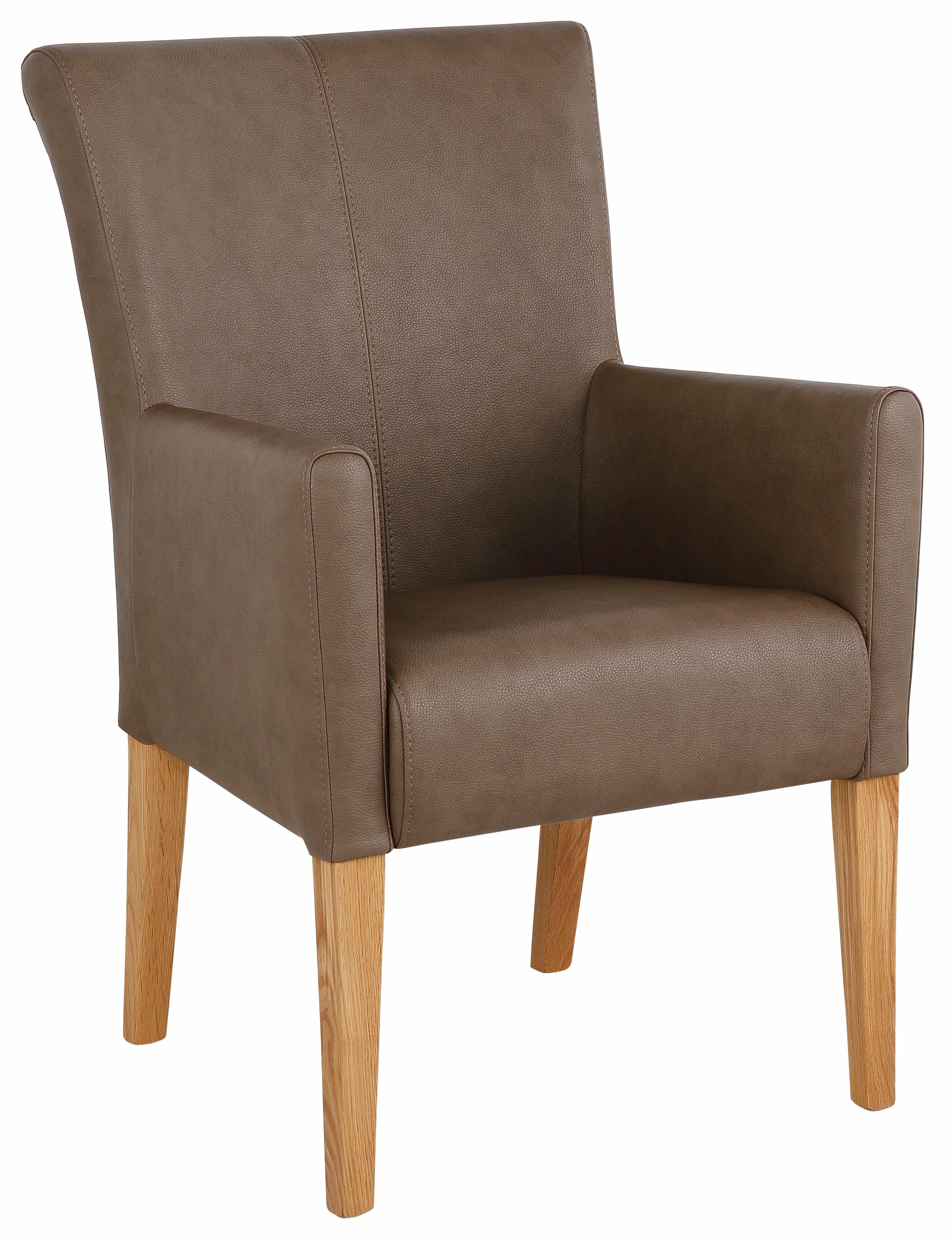 Home affaire Stoel met armleuningen King BESTSELLER! Eetkamerstoel met comfortabele bekleding, eetkamerstoel met armleuningen