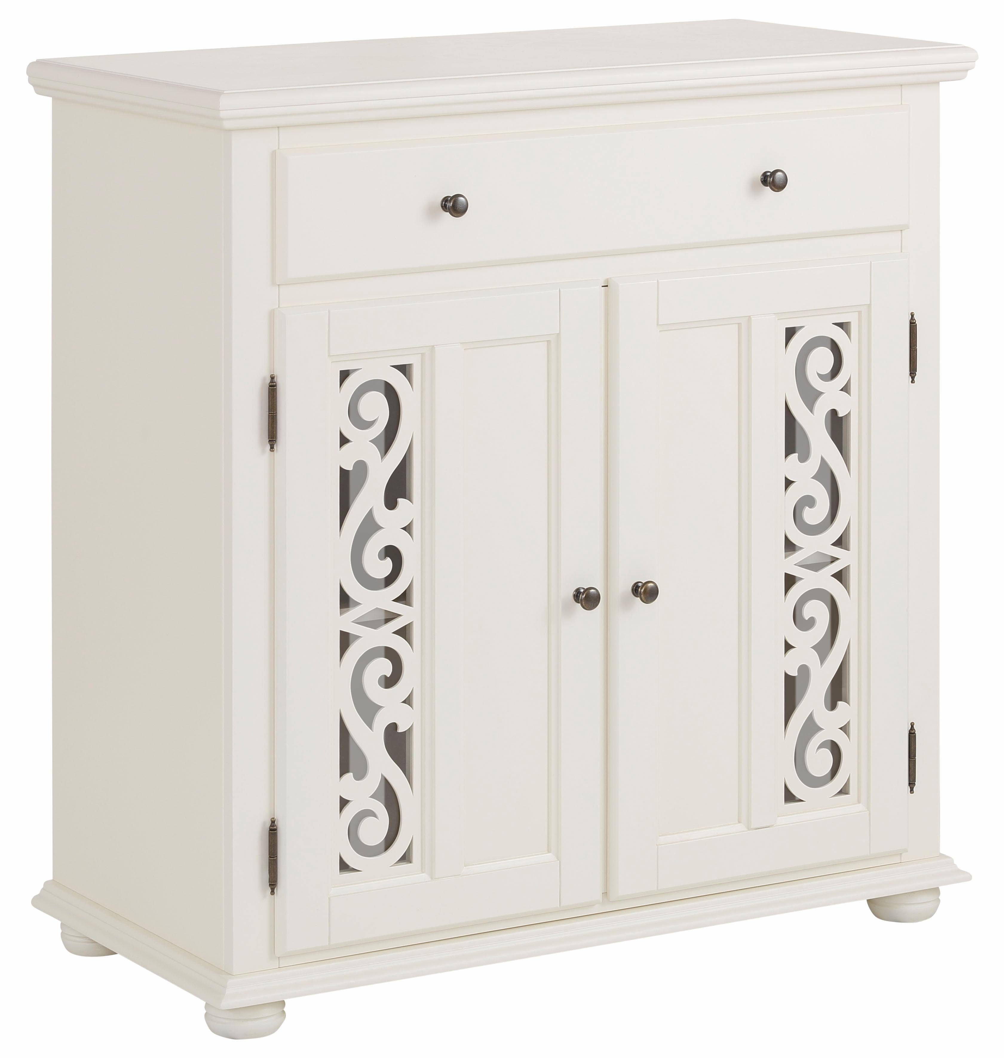 Home affaire Kast Arabeske met mooi decoratief freeswerk op de deurfronten, breedte 90 cm