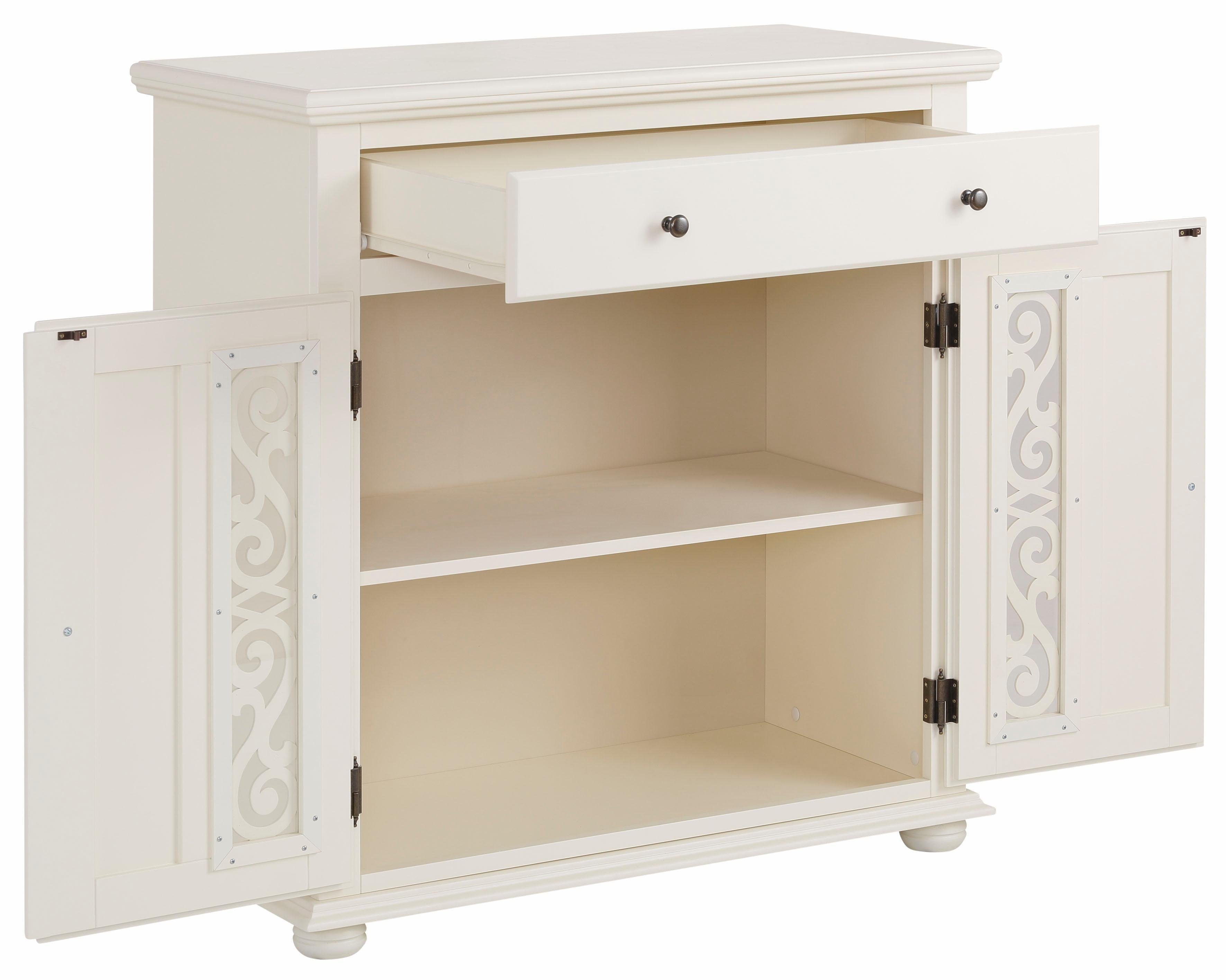 Home affaire Kast Arabeske met mooi decoratief freeswerk op de deurfronten, breedte 90 cm