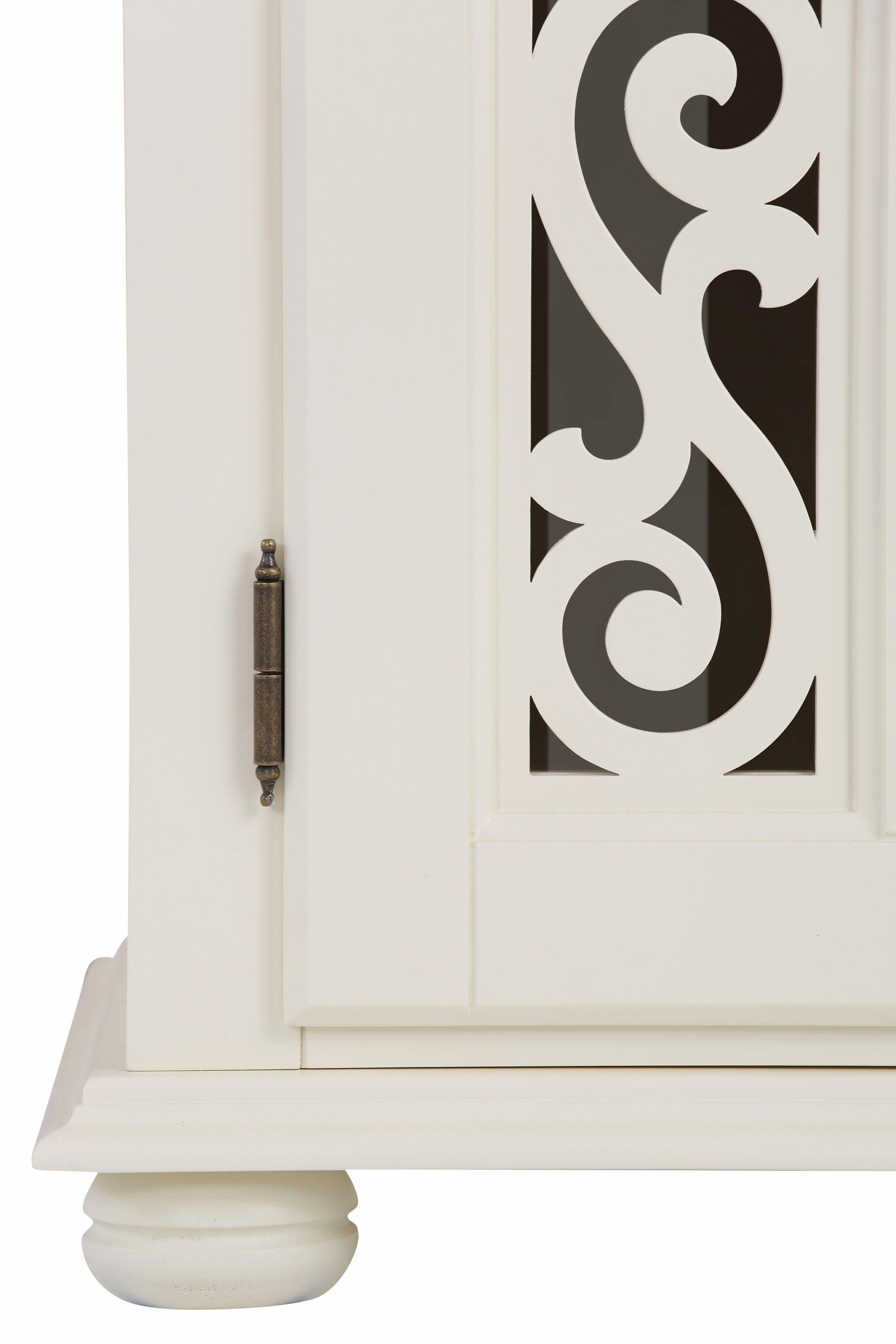 Home affaire Kast Arabeske met mooi decoratief freeswerk op de deurfronten, breedte 90 cm