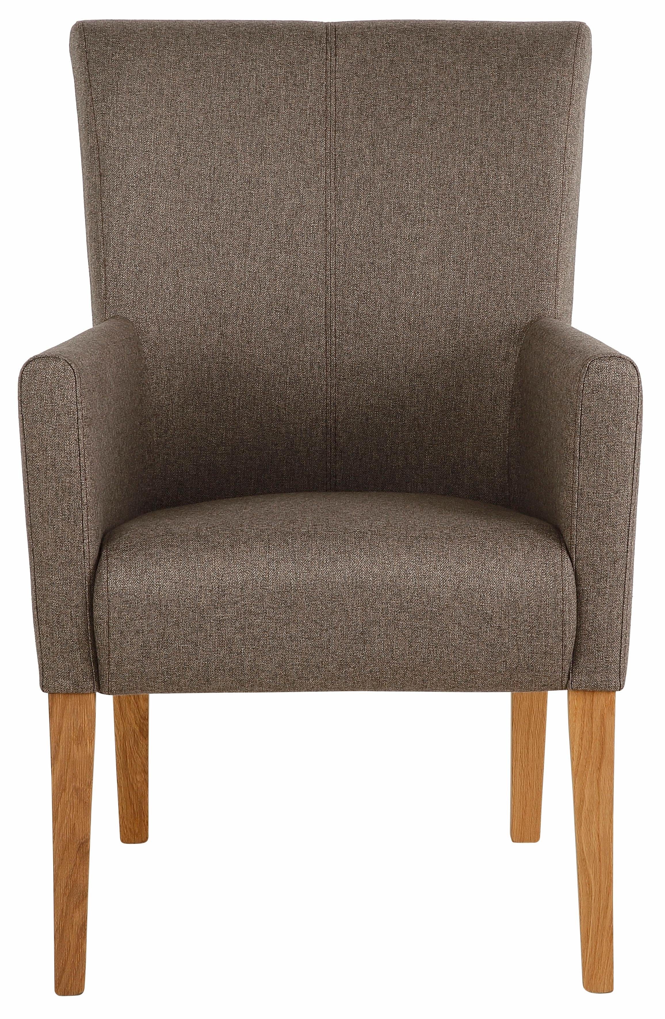 Home affaire Stoel met armleuningen King BESTSELLER! Eetkamerstoel met comfortabele bekleding, eetkamerstoel met armleuningen