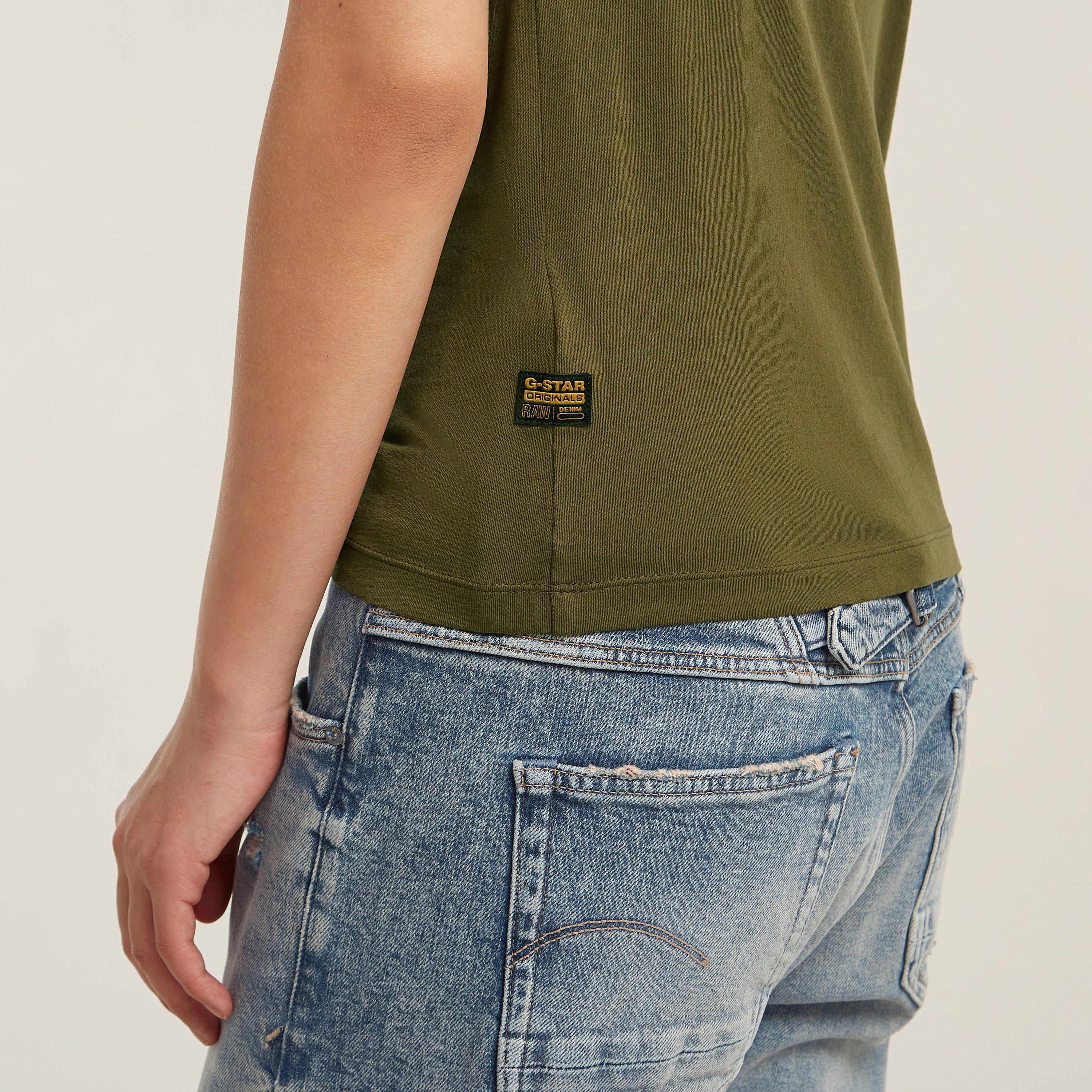 G-Star RAW Shirt met V-hals Eyben