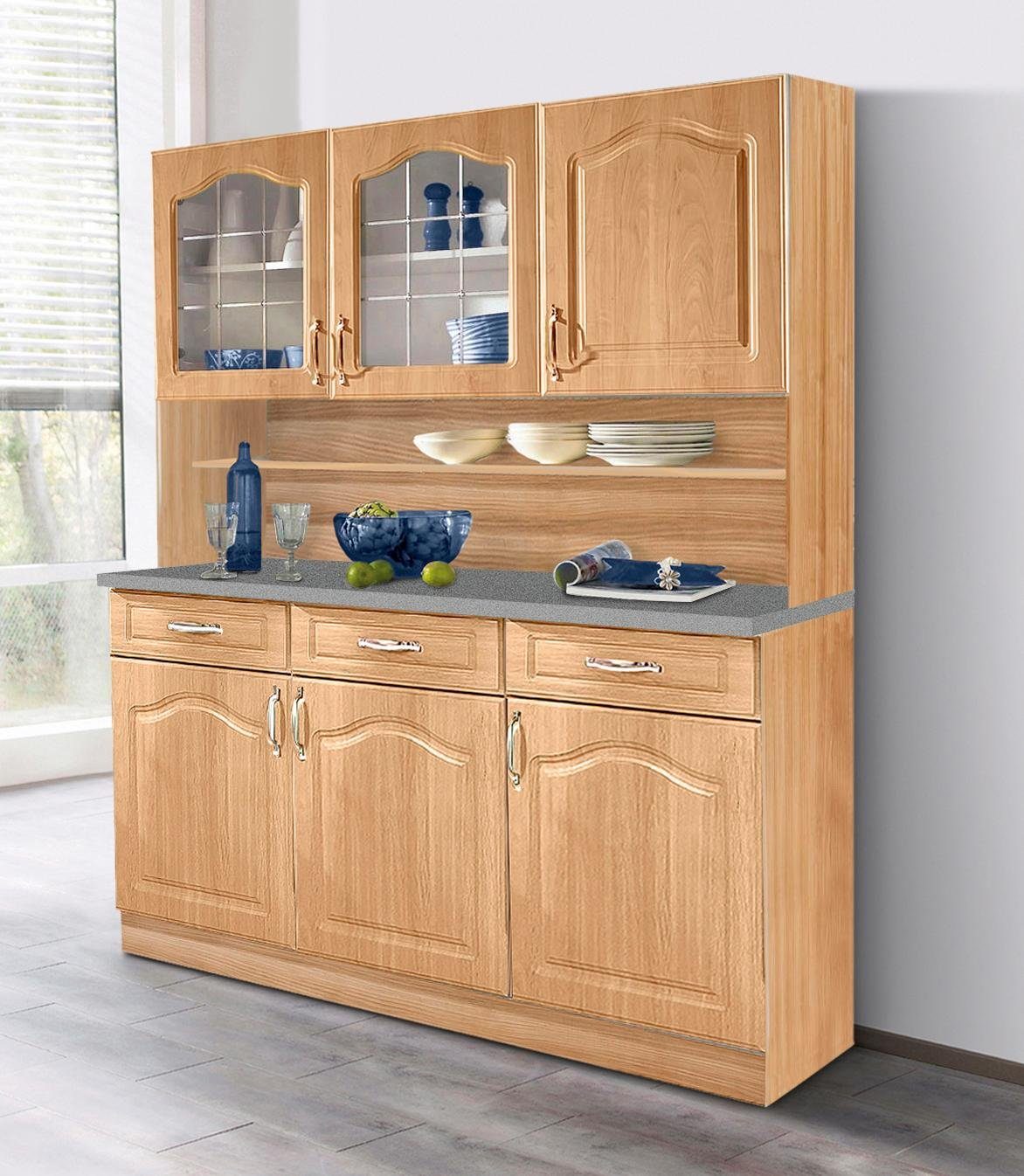 wiho Küchen Keukenbuffet Linz 150 cm breed, in landhuisstijl