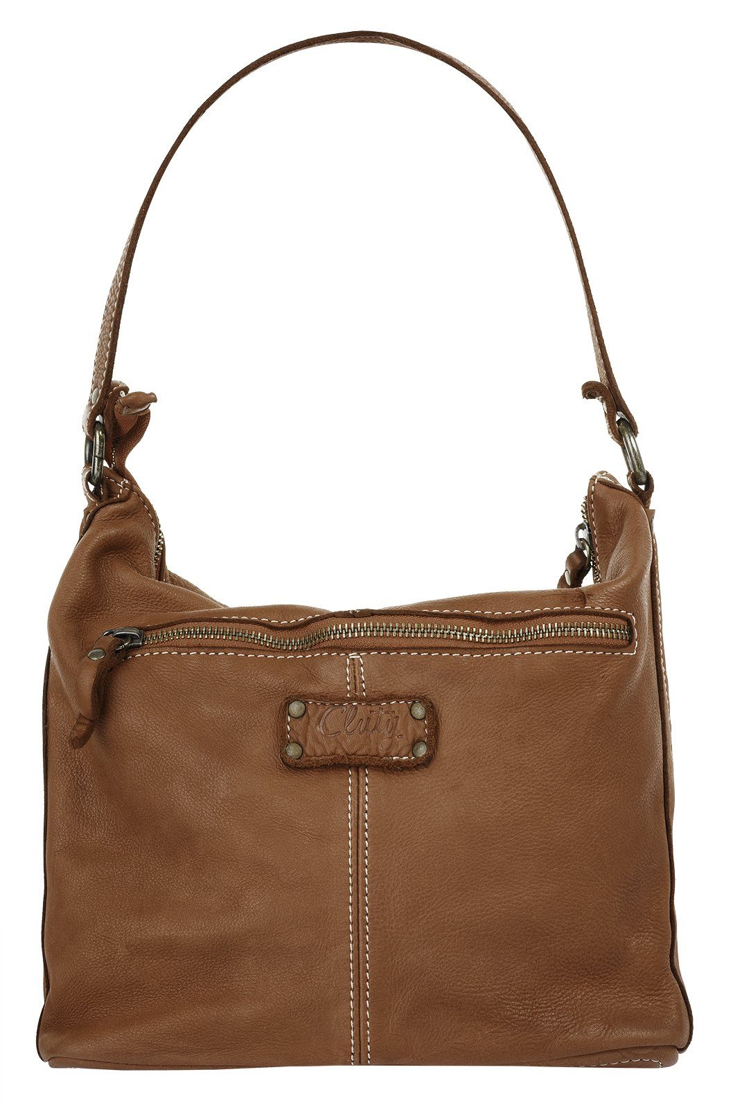 Cluty Shopper echt leer, made in italy