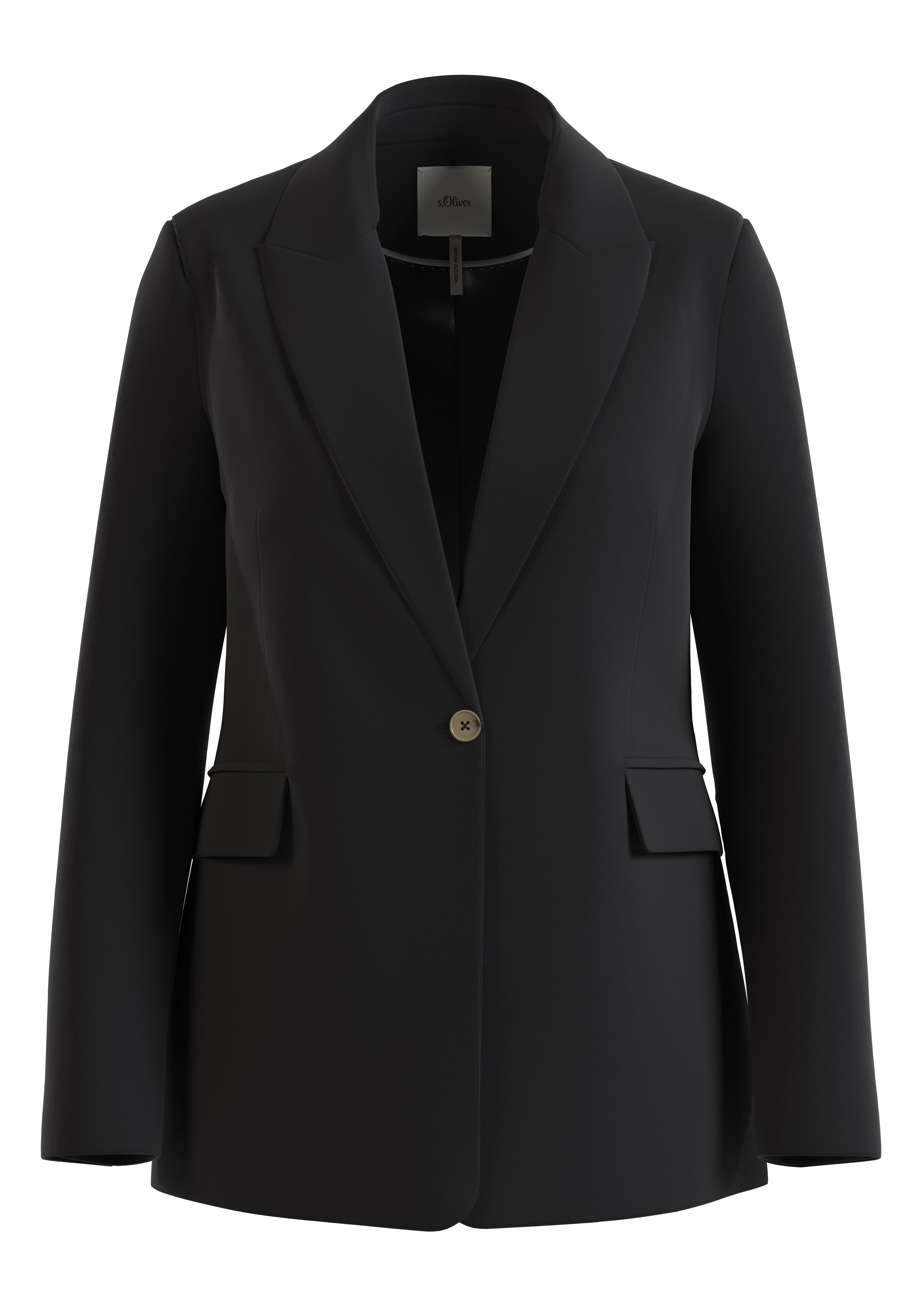 s.Oliver BLACK LABEL Lange blazer in elegante look