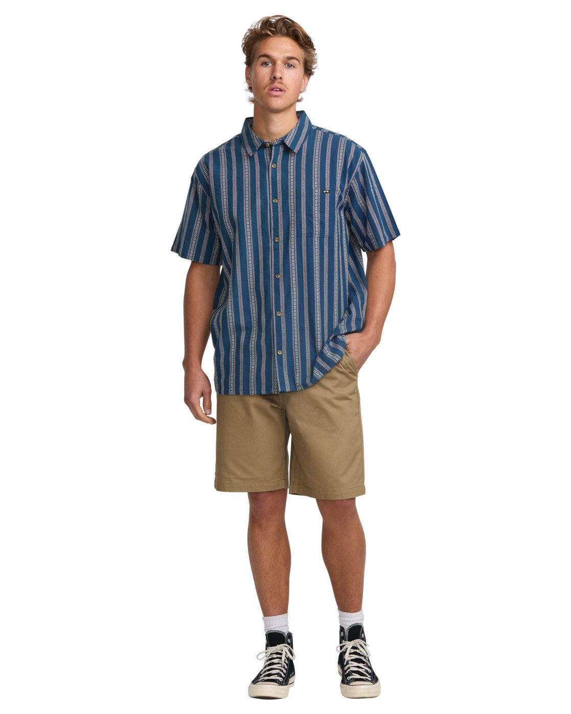 Billabong Overhemd met korte mouwen Sundays Jacquard