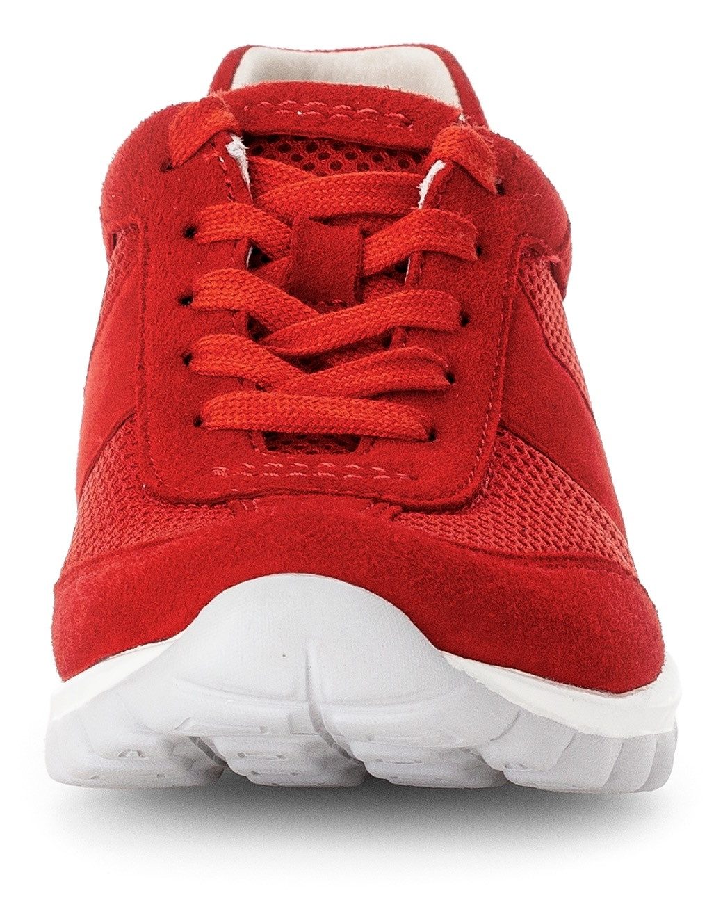 Gabor Rollingsoft Sneakers met sleehak vrijetijdsschoen, lage schoen, veterschoen met optifit verwisselbare inlegzool