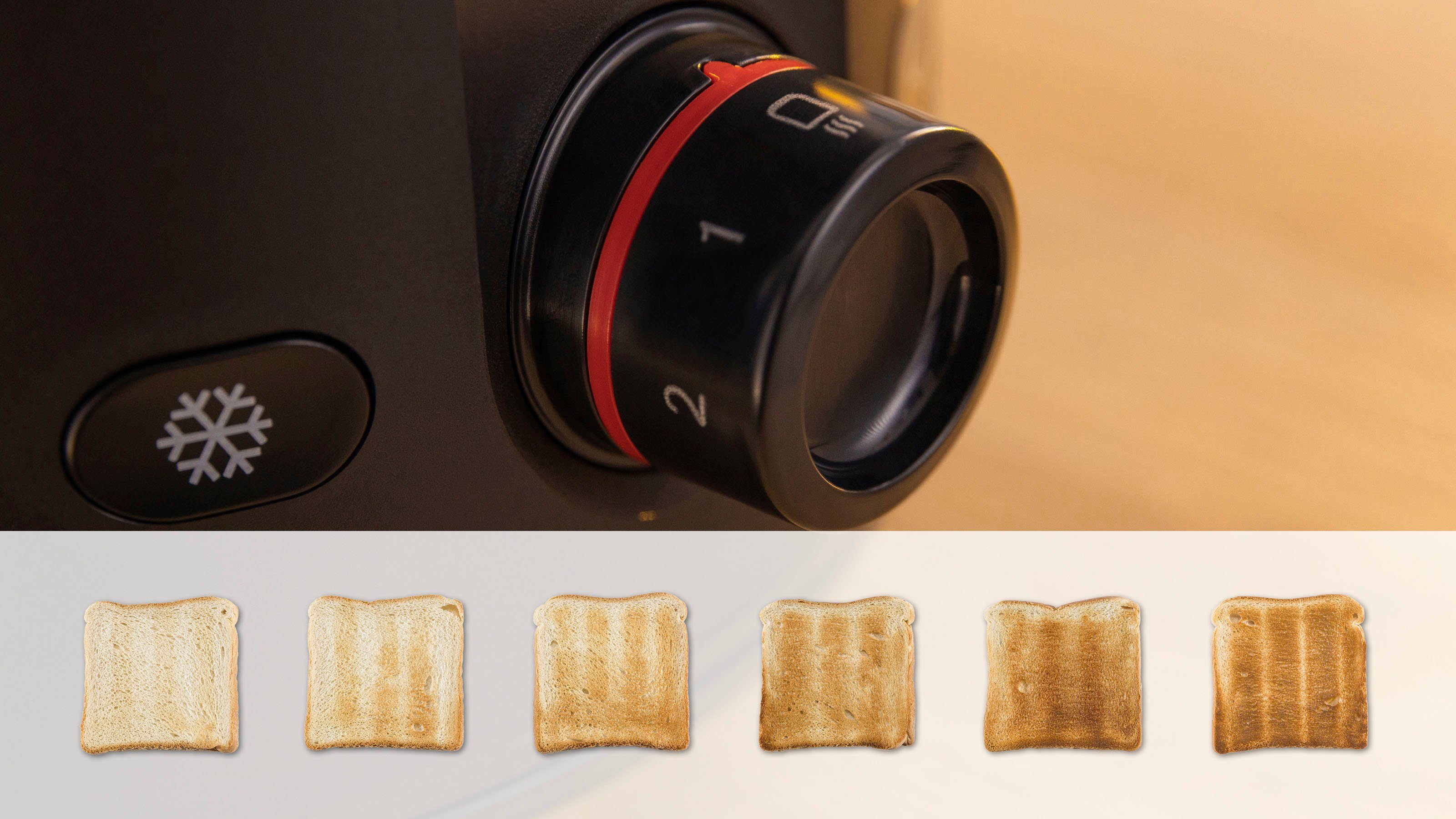 BOSCH Toaster MyMoment TAT2M123 geïntegreerde opzet voor broodjes, ontdooi-functie, brood centreren, auto off