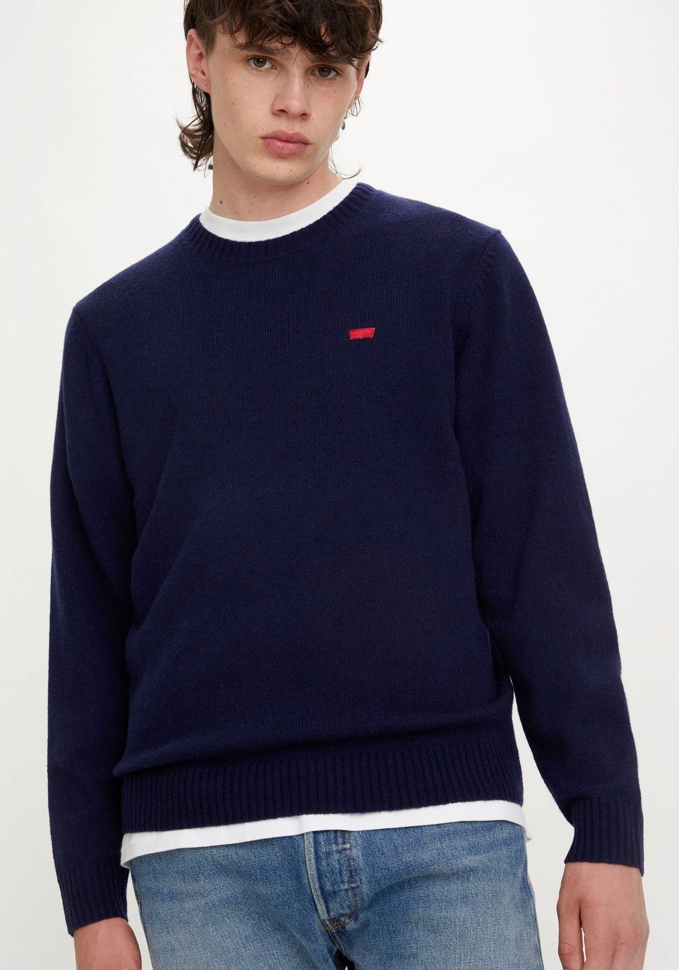 Levi's® Wollen trui ORIGINAL HM SWEATER in klassieke ronde halsvorm