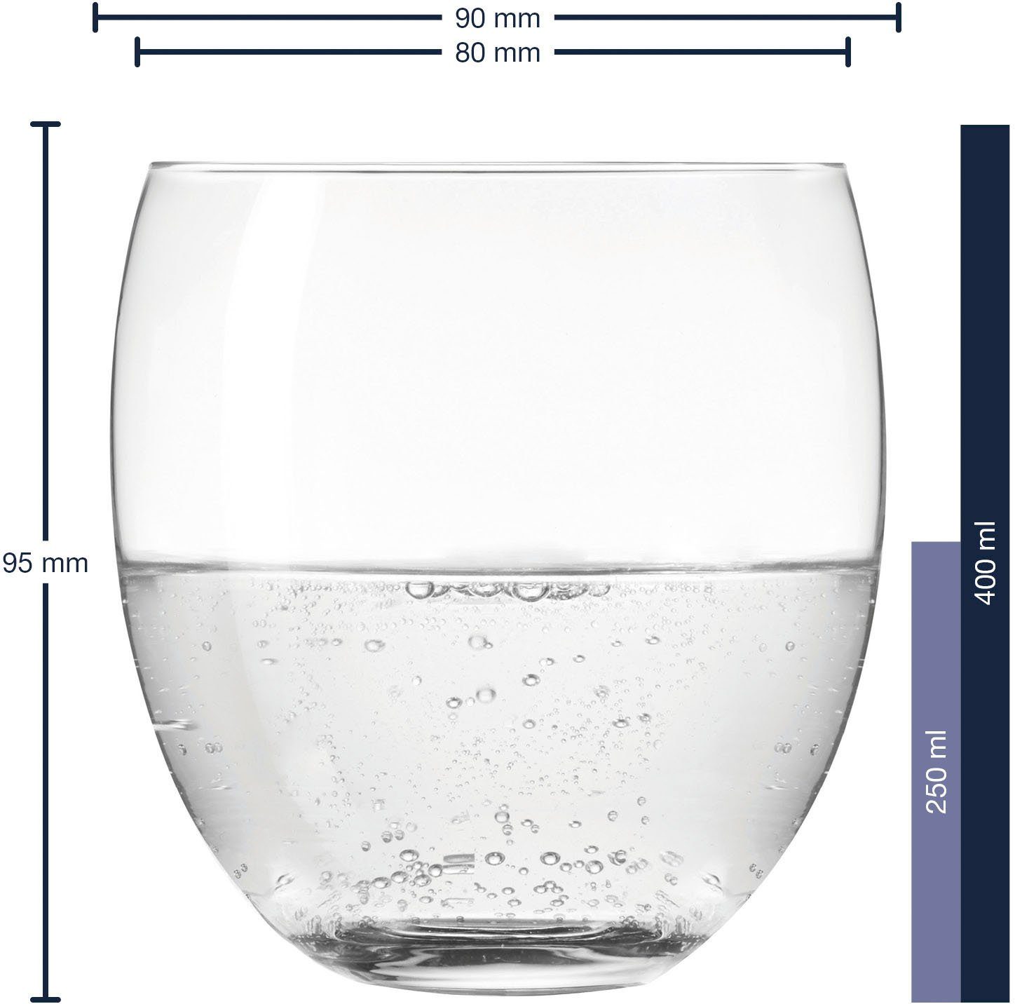 LEONARDO Glazenset Cheers 400 ml(set, 6-delig)