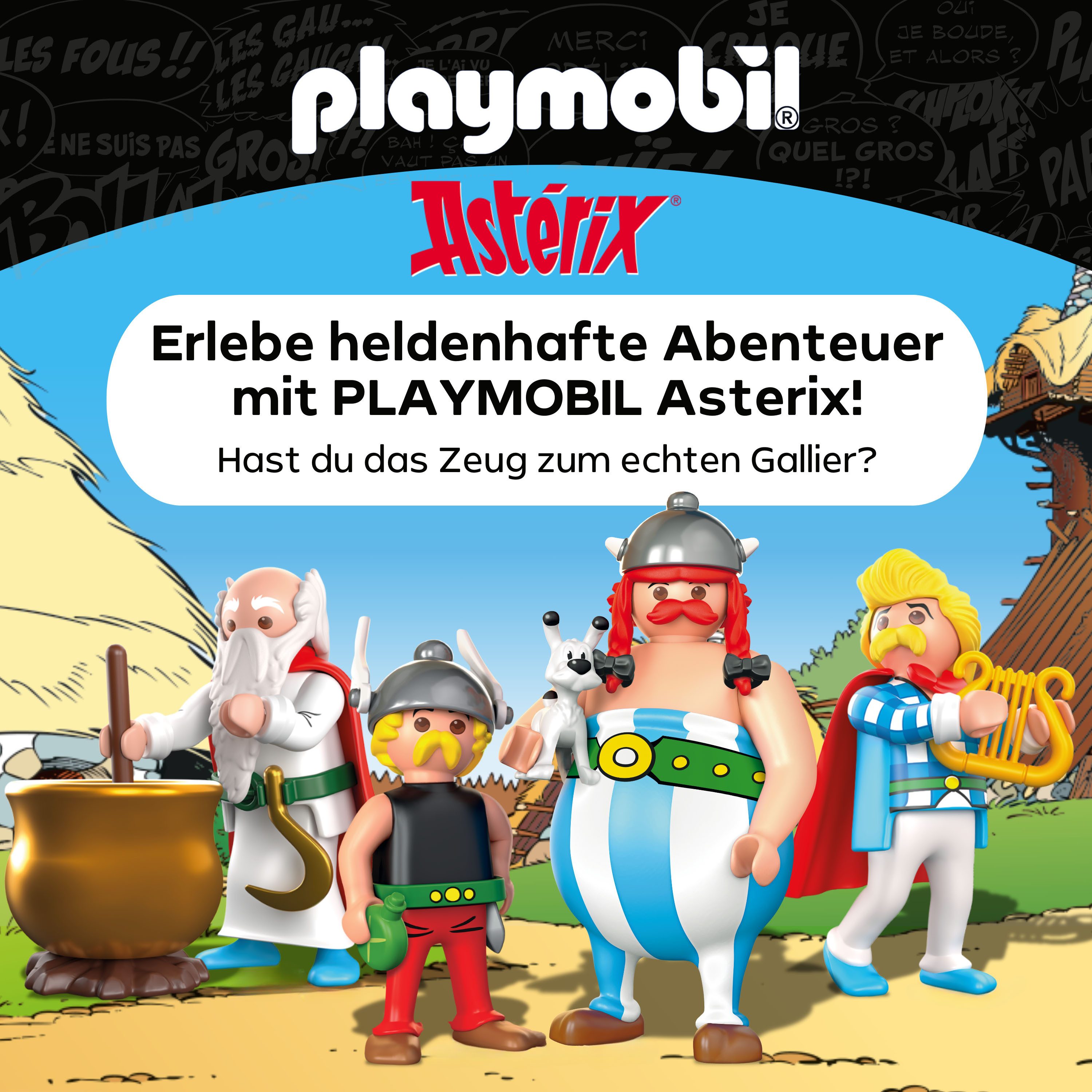 Playmobil® Constructie-speelset Asterix: Het Dorpsbanket (71827), Playmobil Asterix (159-delig)