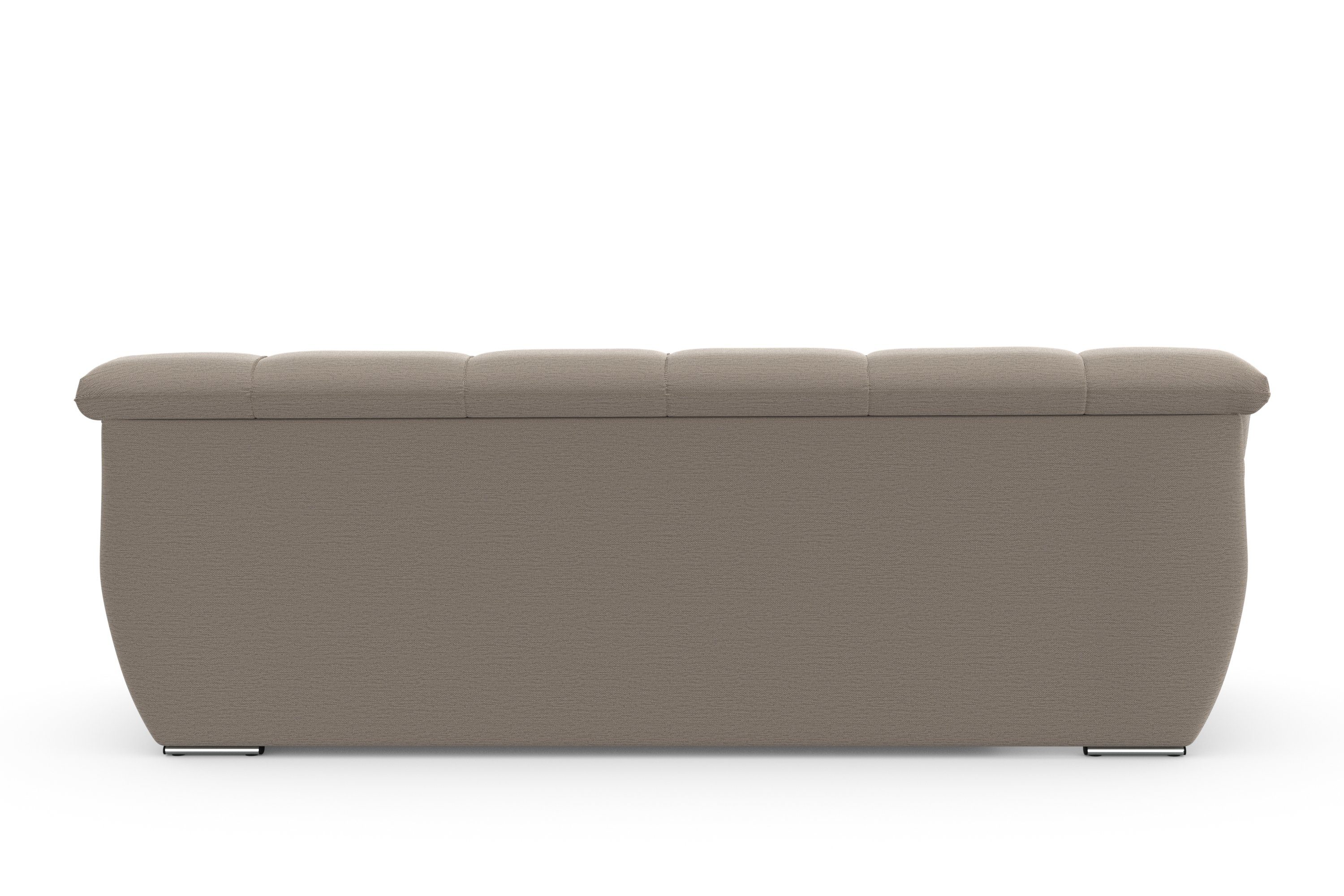 DOMO collection 3-zitsbank Splash, moderne stiksels in de zitting en rug, comfortabel,