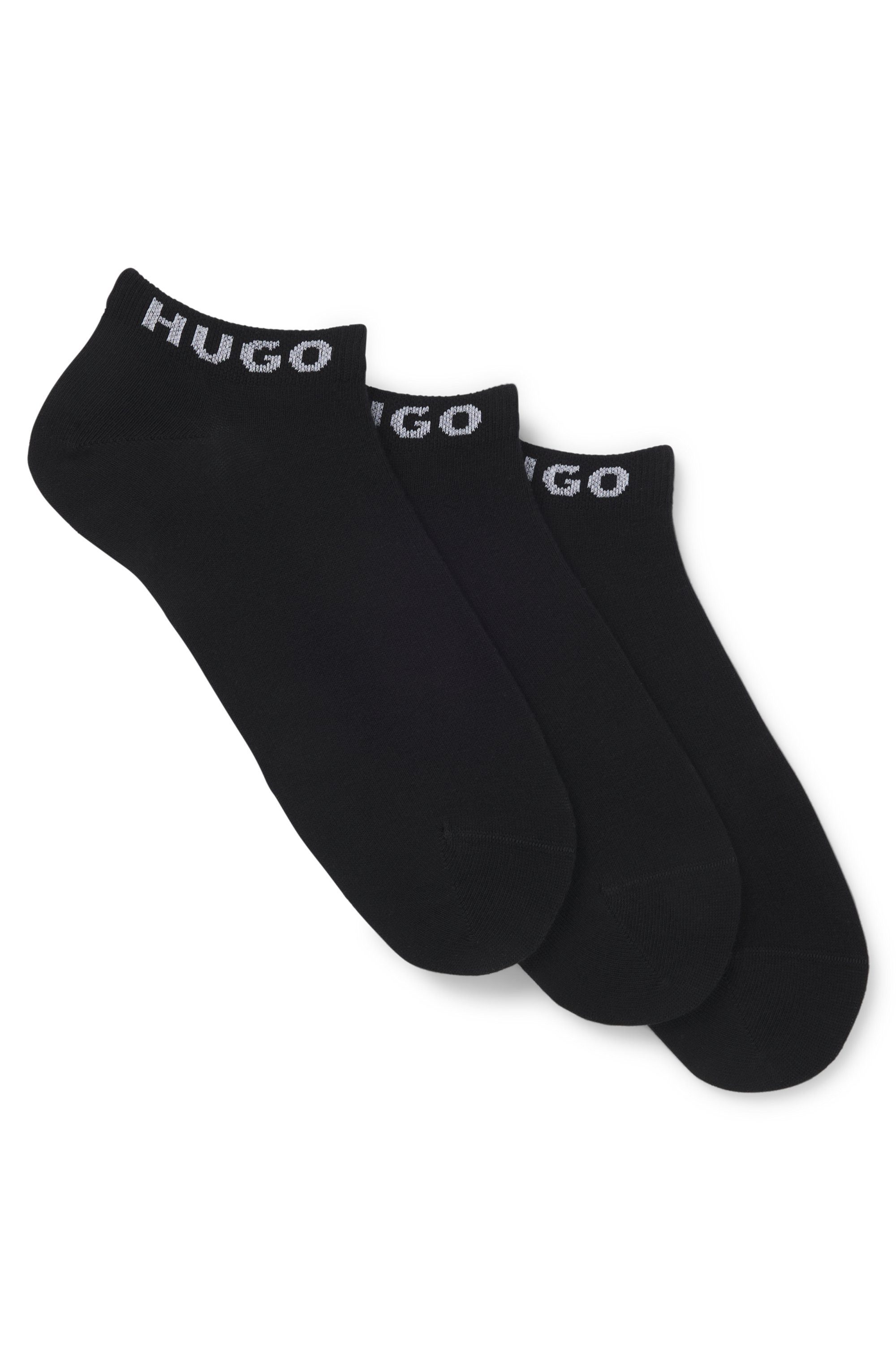 HUGO underwear Sokken 3P AS UNI CC W met contrasterende logo-opdruk (3 paar, Set van 3)
