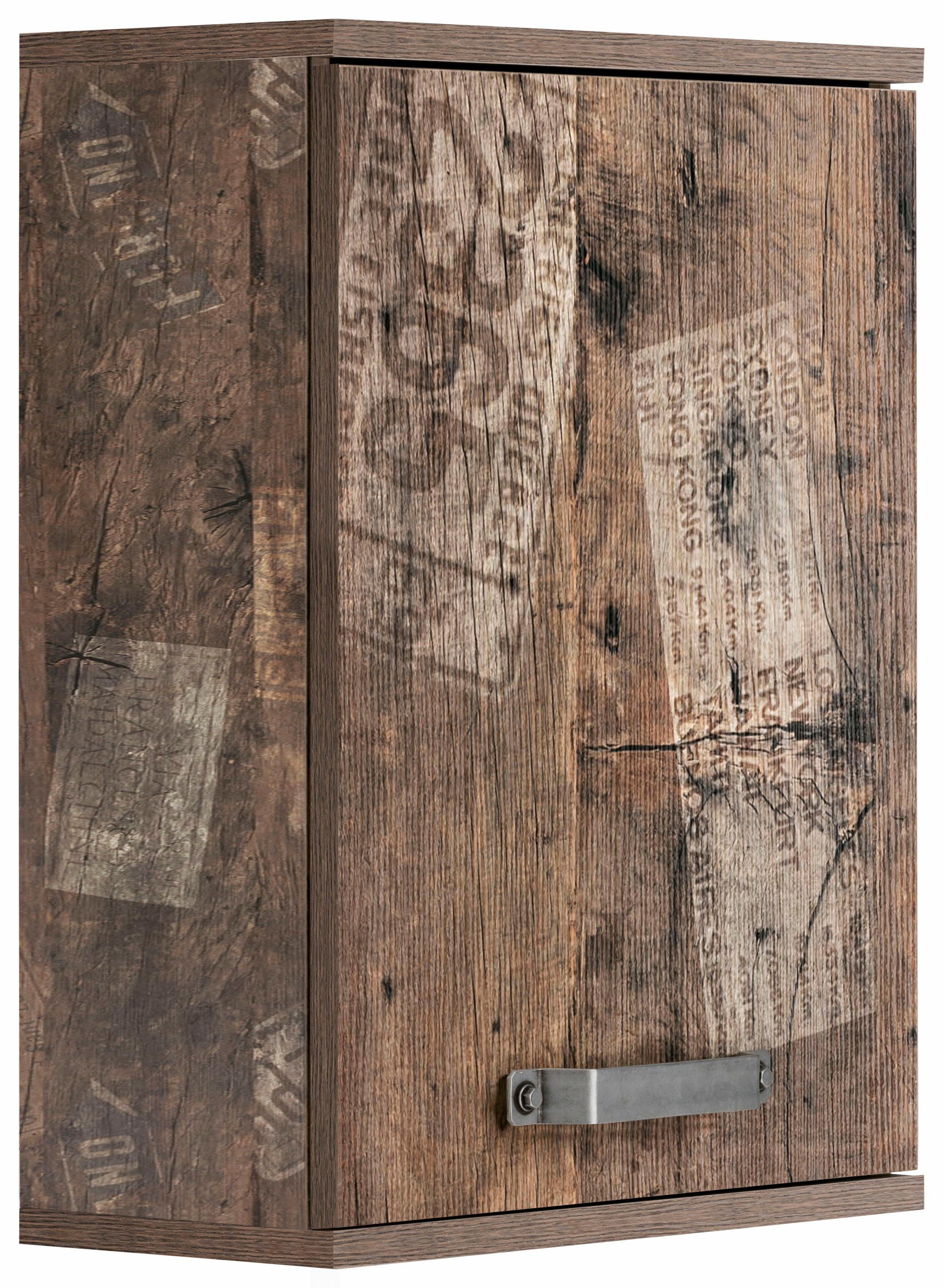 Schildmeyer Hangend kastje Milan Breedte 40,5 cm, met metalen handgrepen, draairichting deur naar keuze links of rechts