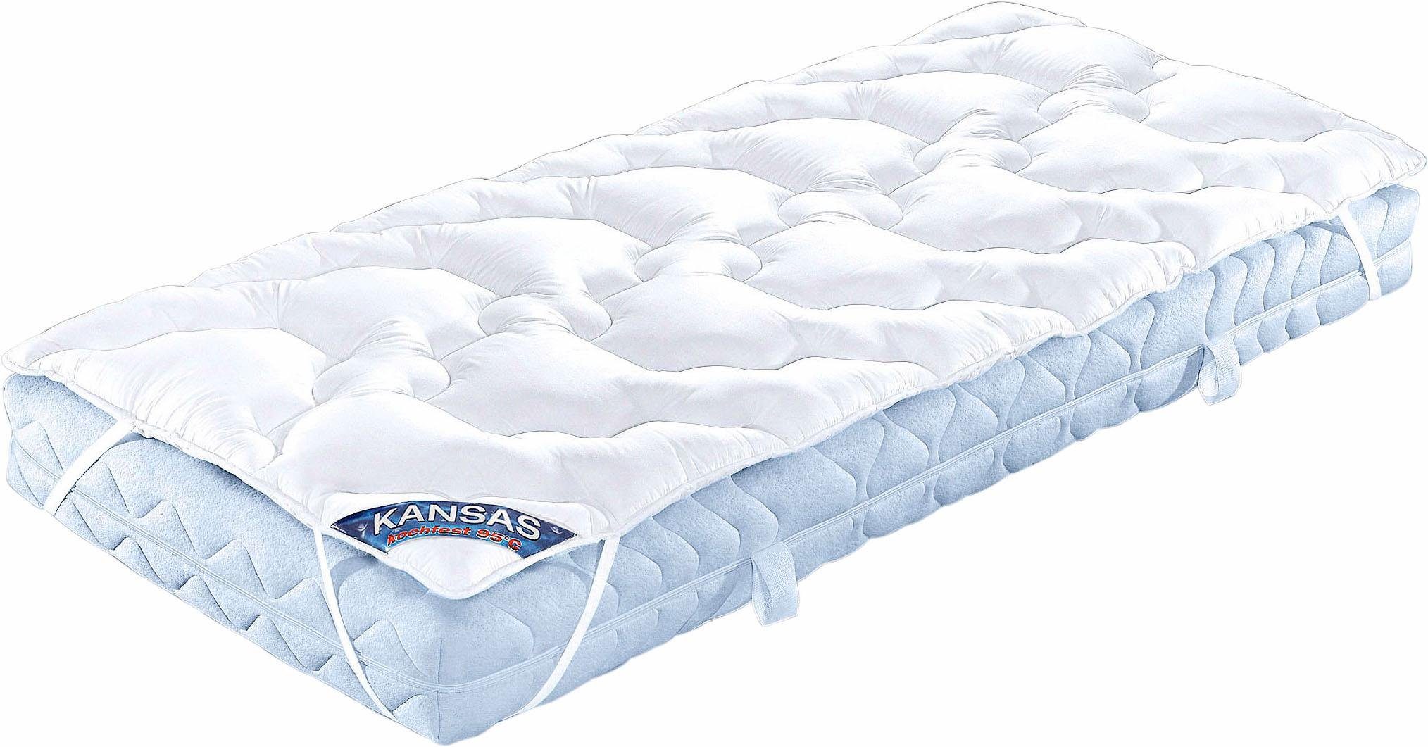 f.a.n. Frankenstolz Matrasdek Dekmatras Kansas Antibac matrasbeschermers maat 180 cm x 200 cm wit