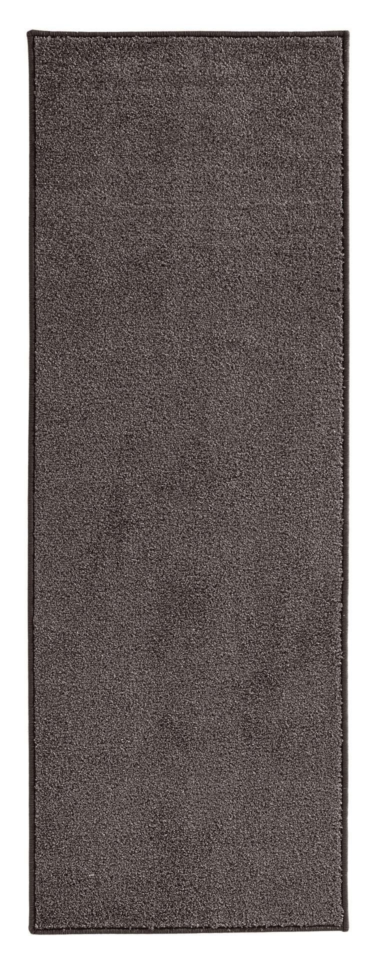 HANSE Home Vloerkleed Pure 100 korte pool Kortpolig, effen, omgezoomd, loper, woonkamer, kinderkamer, gang