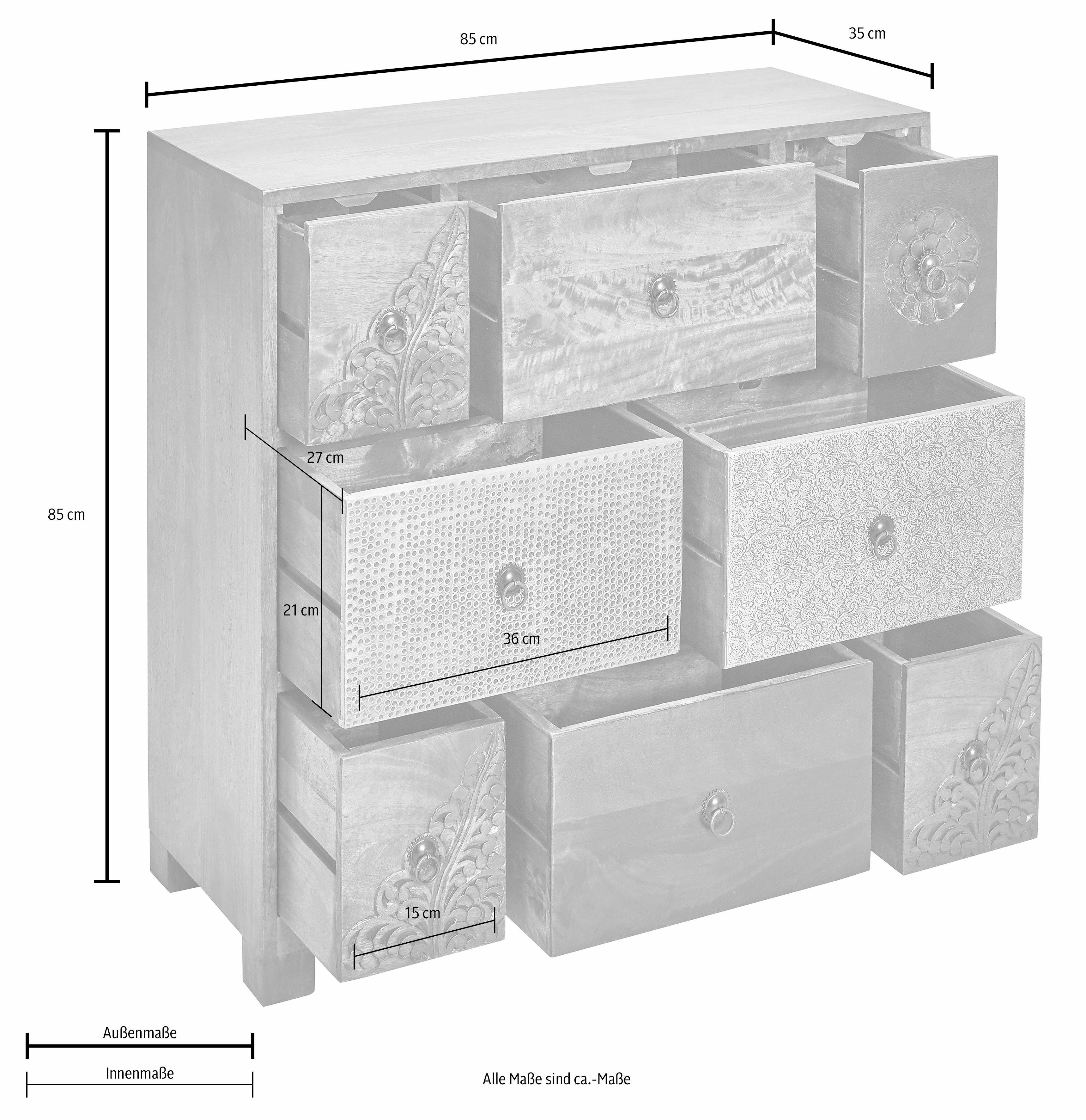 Home affaire Kast Mahar Breedte 85 cm
