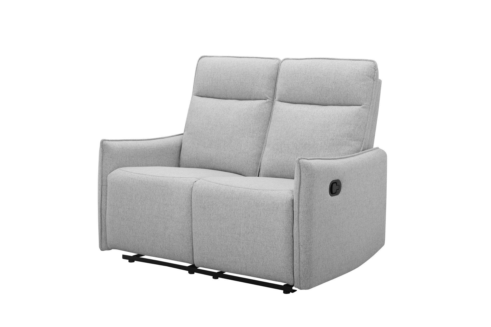 Dorel Home 2-zitsbank Lugo, bioscoopbank met relaxfunctie in kunstleer en geweven stof
