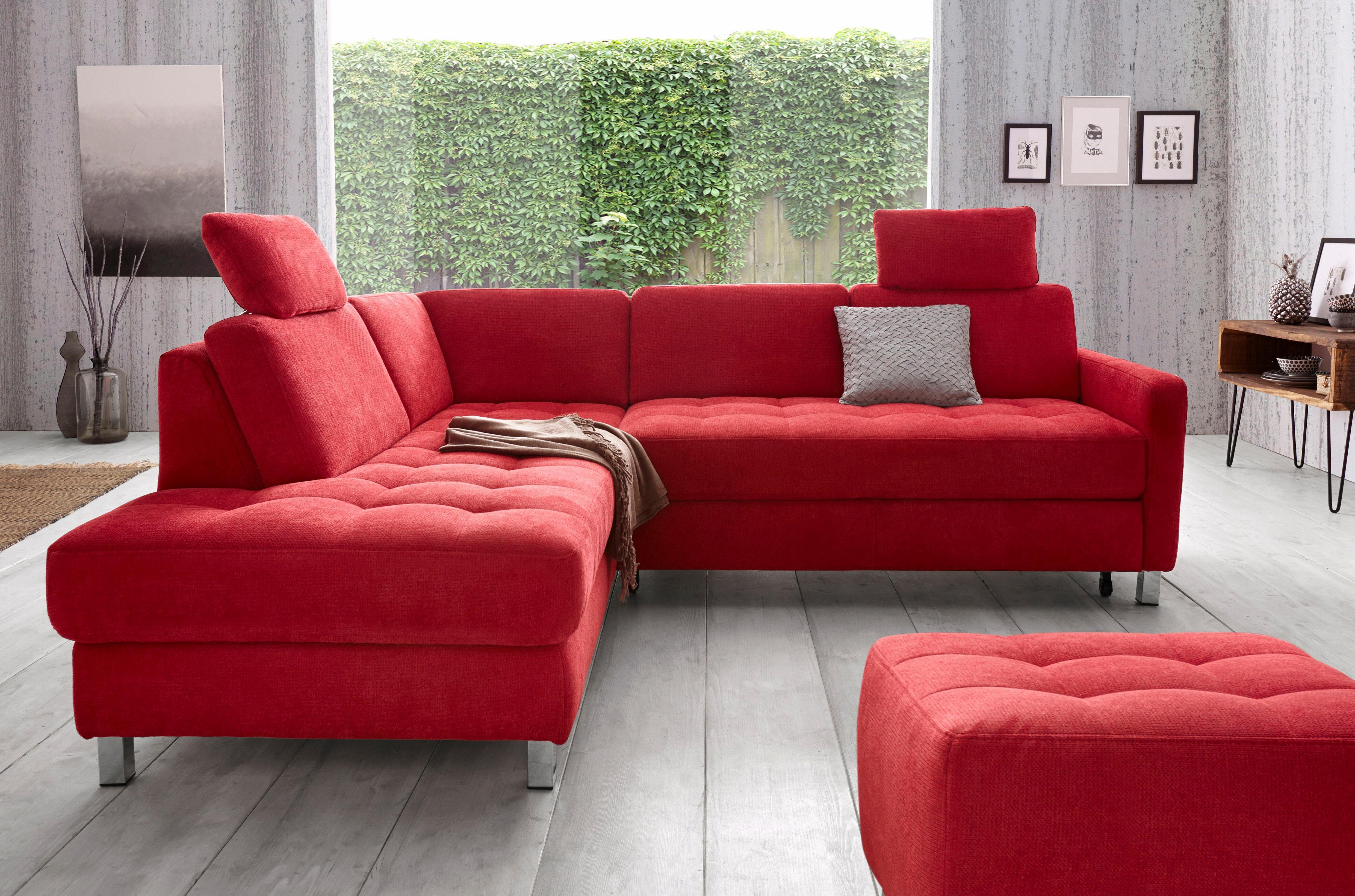 sit&more Hoekbank Pablo L-vorm optioneel met slaapfunctie