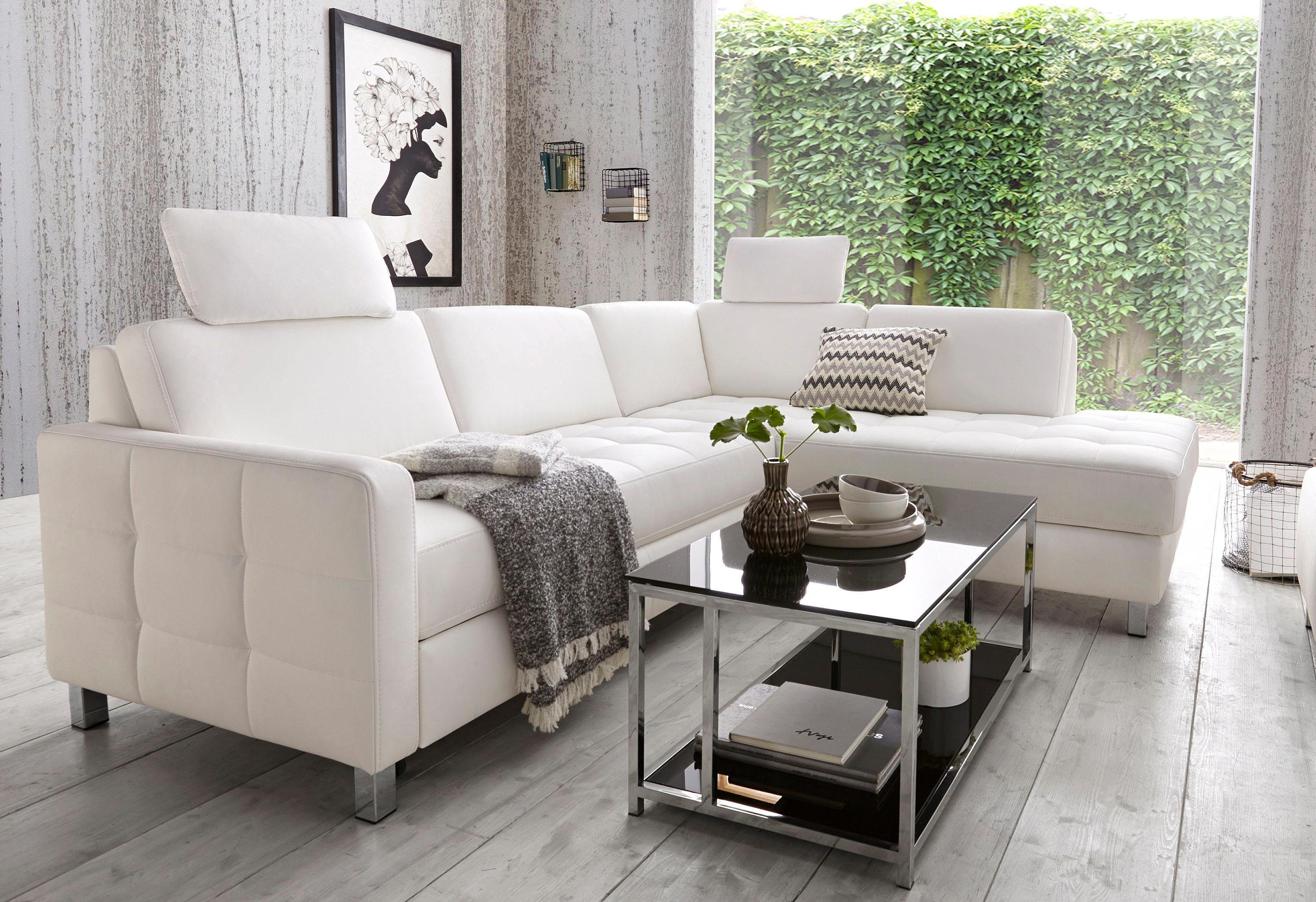 sit&more Hoekbank Pablo L-vorm optioneel met slaapfunctie
