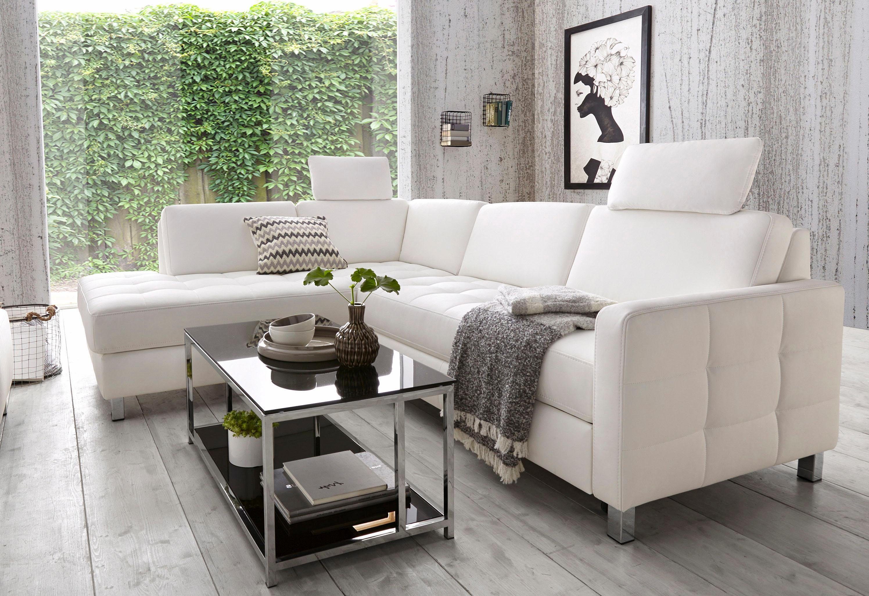 sit&more Hoekbank Pablo L-vorm optioneel met slaapfunctie