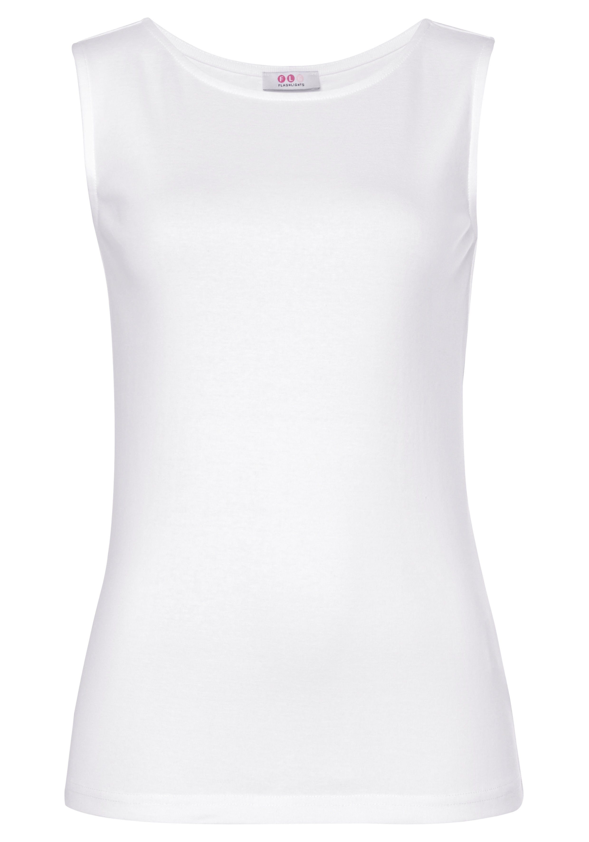 Flashlights Tanktop met boothals