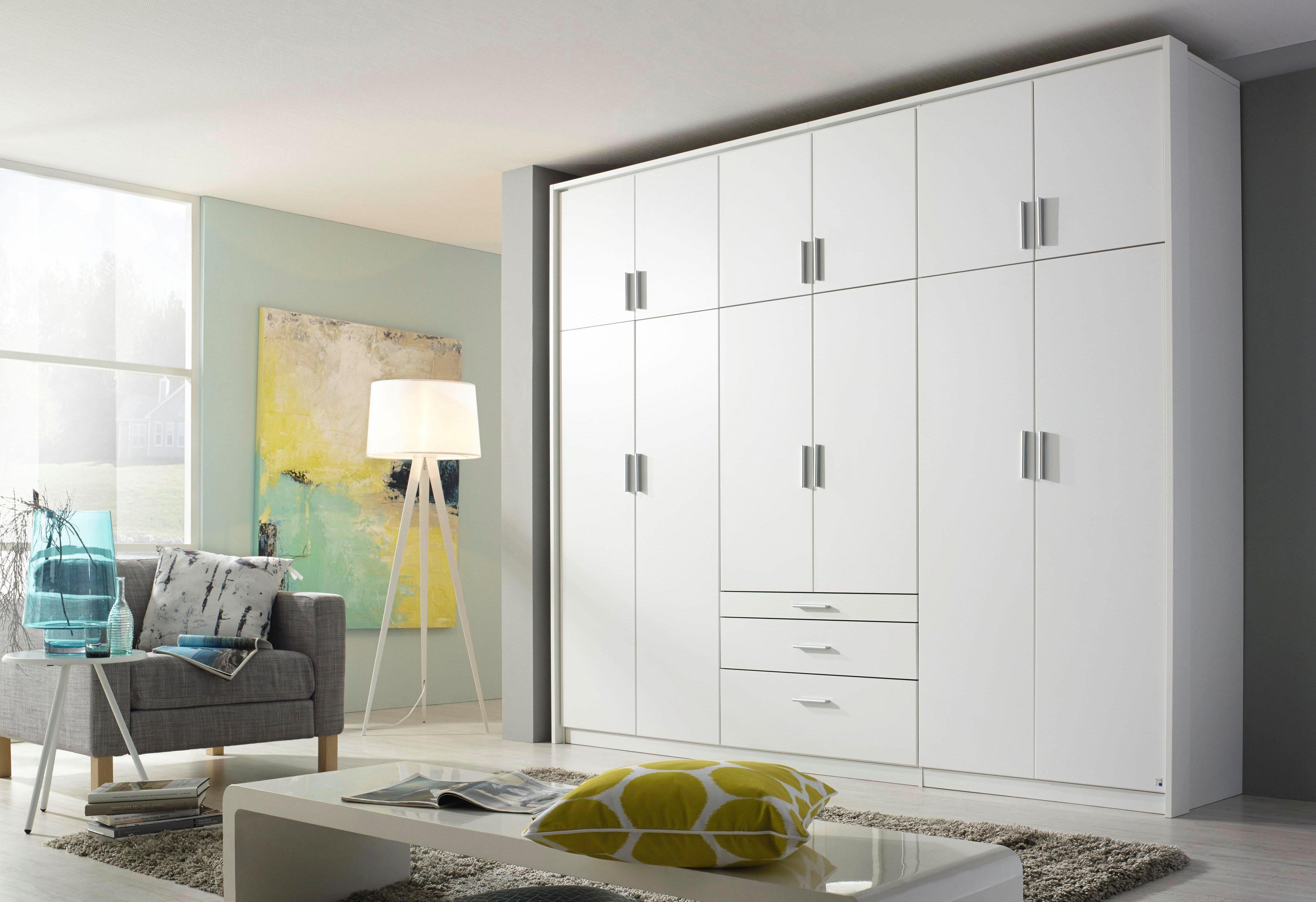 rauch Kledingkast Hildesheim inclusief passe-partout en lade met indeling kledingkasten maat 275 cm x 231 cm x 58 cm wit
