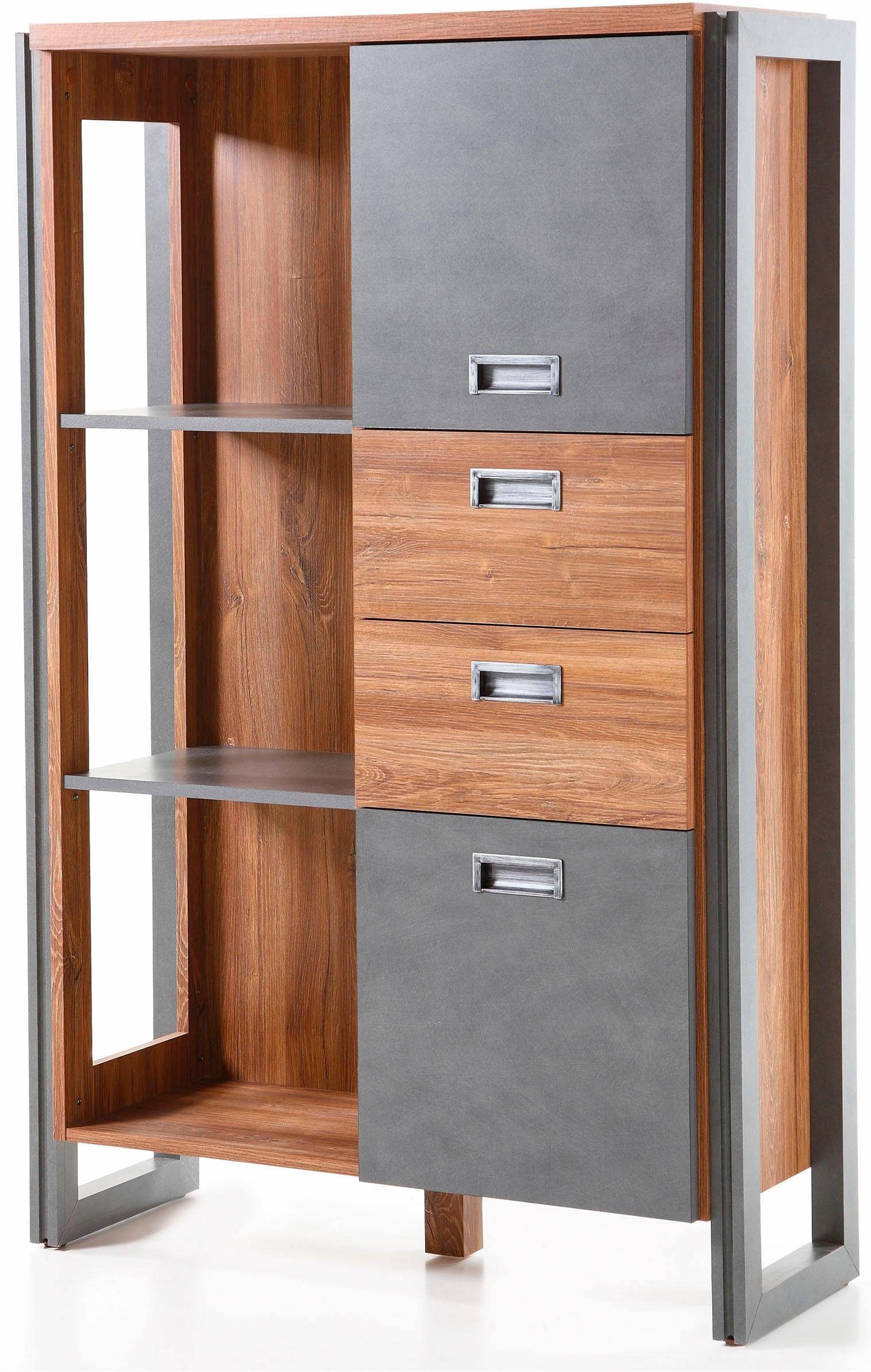 Home affaire Highboard Detroit Hoogte ca. 140 cm