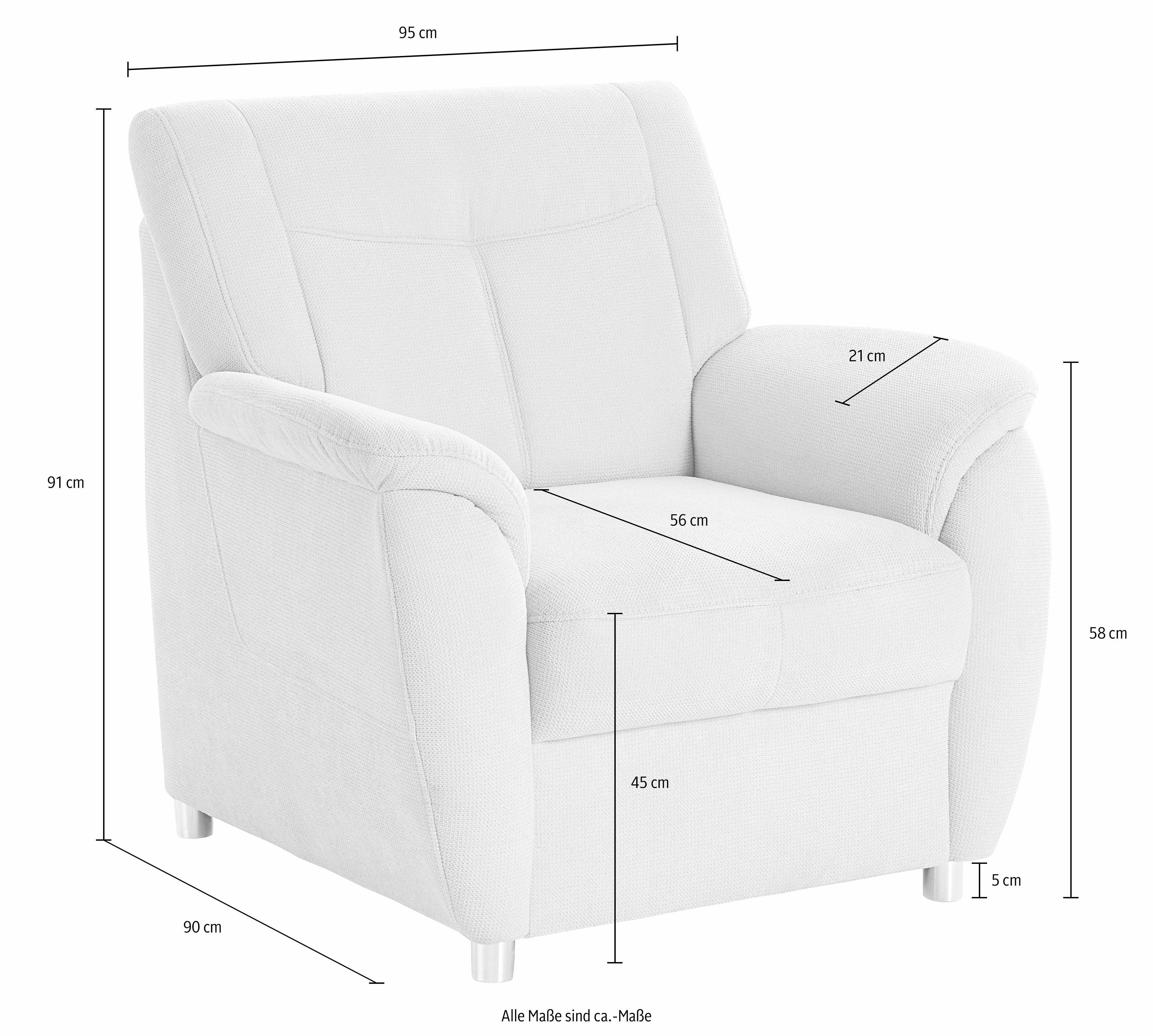 sit&more Fauteuil Sonoma met binnenvering