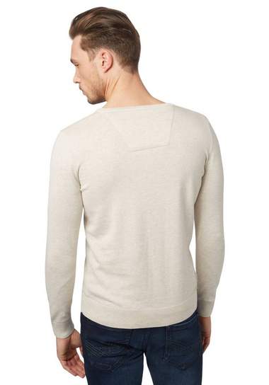 TOM TAILOR Trui »basic gebreide trui met V-hals« TOM TAILOR Trui »basic gebreide trui met V-hals«