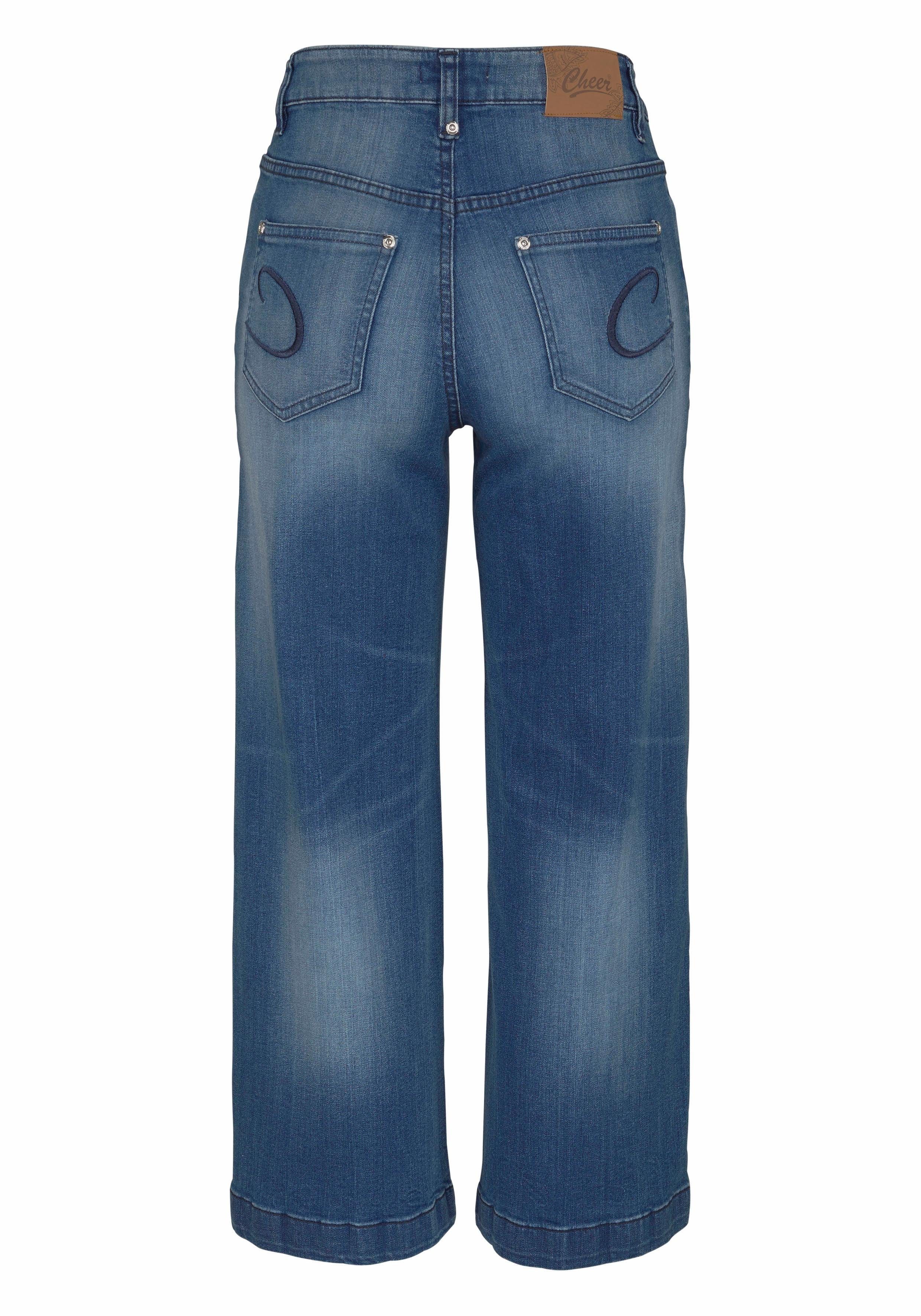 Aniston CASUAL 7/8 jeans in used-wassing