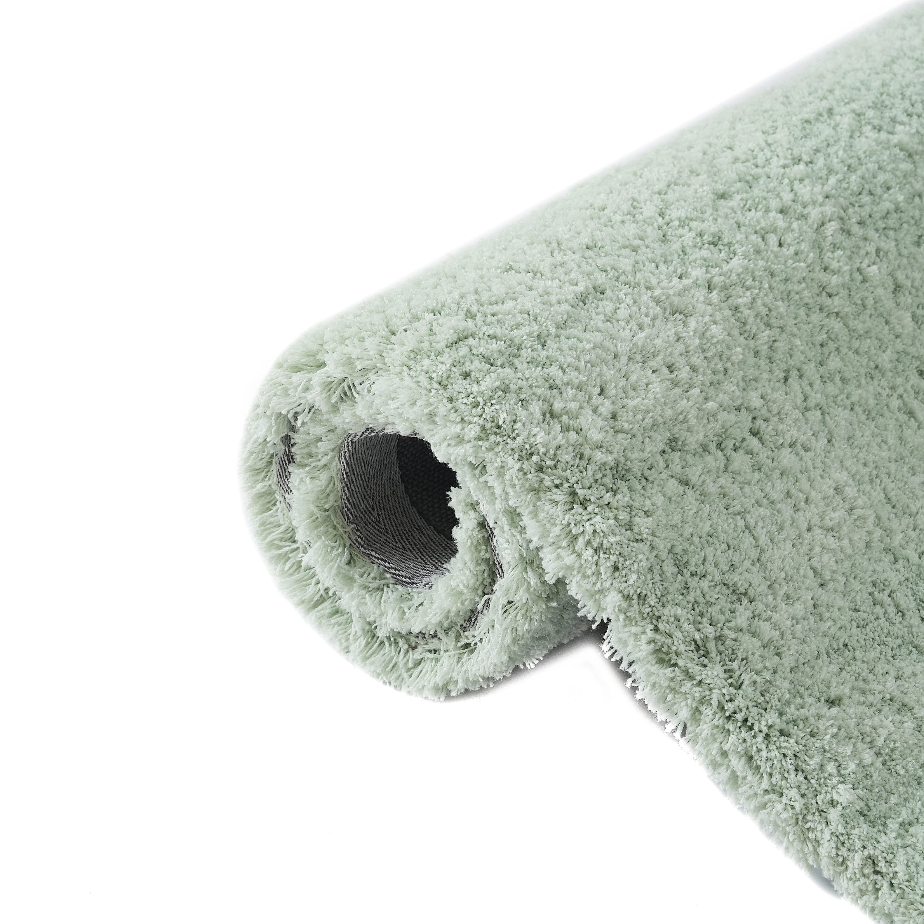 my home Hoogpolig vloerkleed Microvezeltapijt Magong, bijzonder zacht, zeer fijne pool uni, woonkamer, slaapkamer, kinderkamer, ook rond en als loper