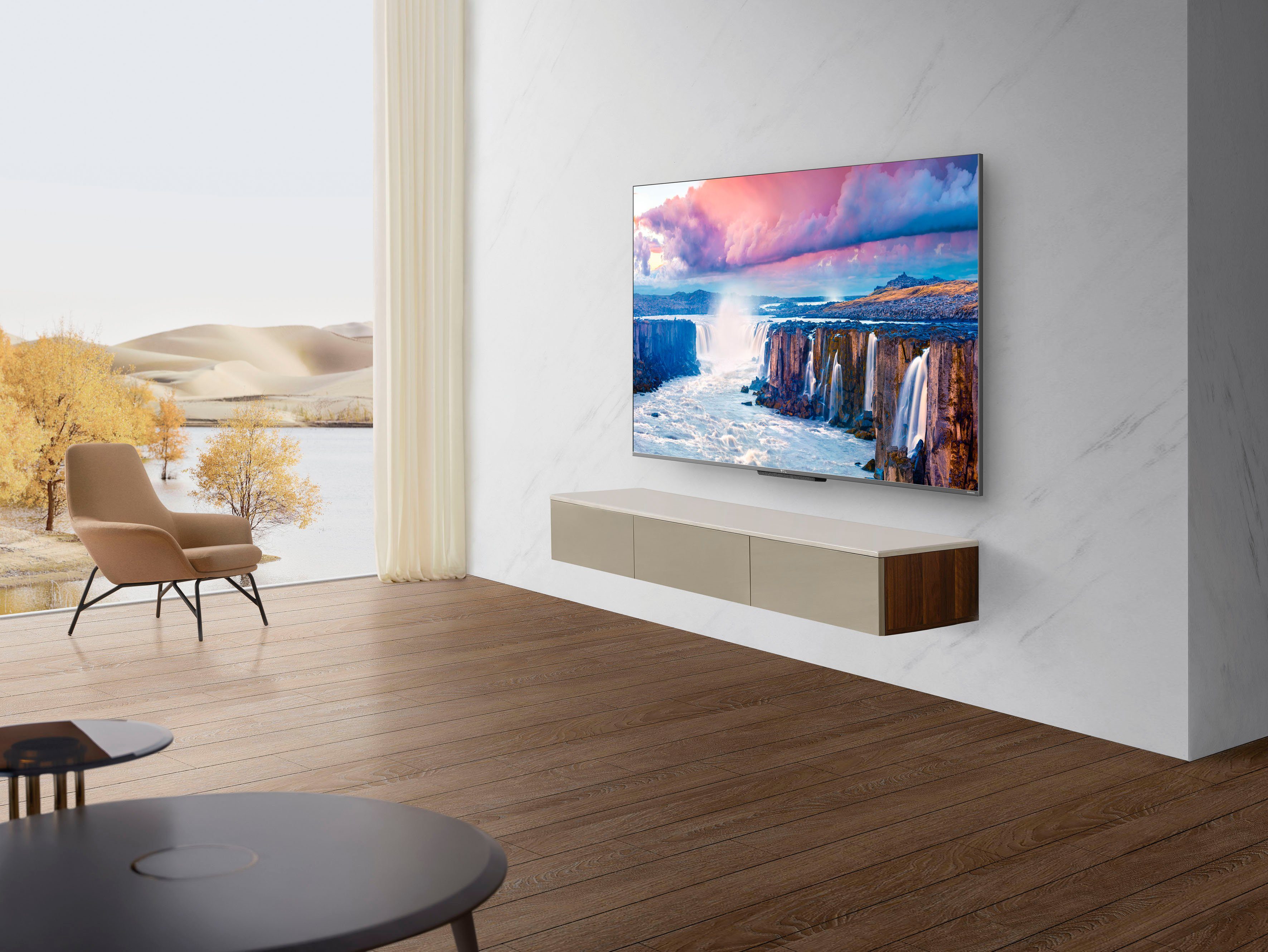 TCL QLED-TV 50C722X1, 126 cm / 50", 4K Ultra HD, Smart TV - Android TV, Android 11, Onkyo-geluidssysteem