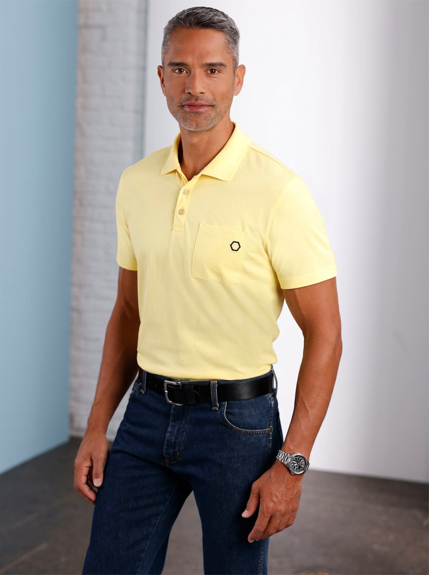 Classic Poloshirt met korte mouwen (1-delig)