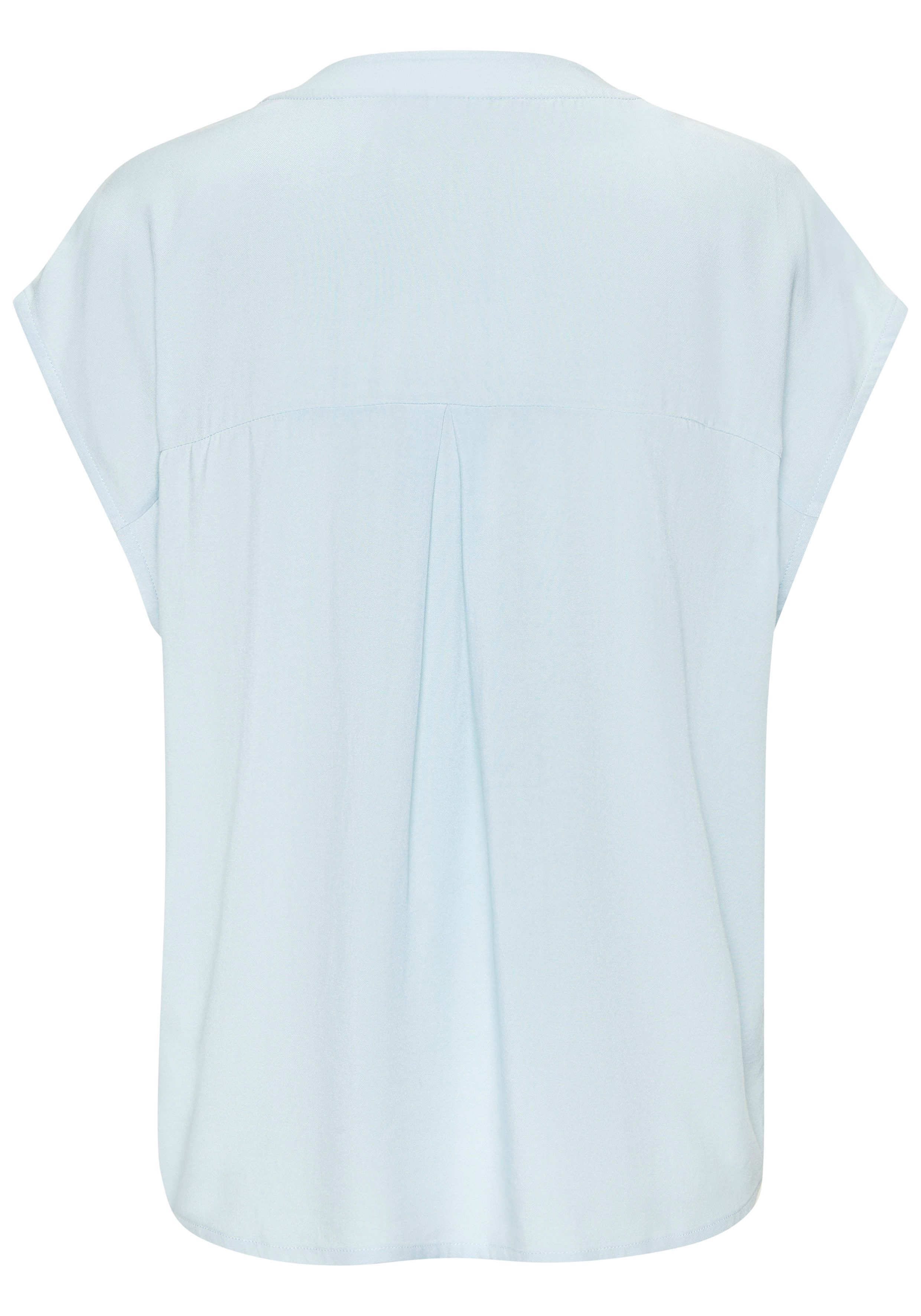 Lascana Blouse zonder sluiting met modieuze knopen, luchtige korte mouwen blouse, zomers