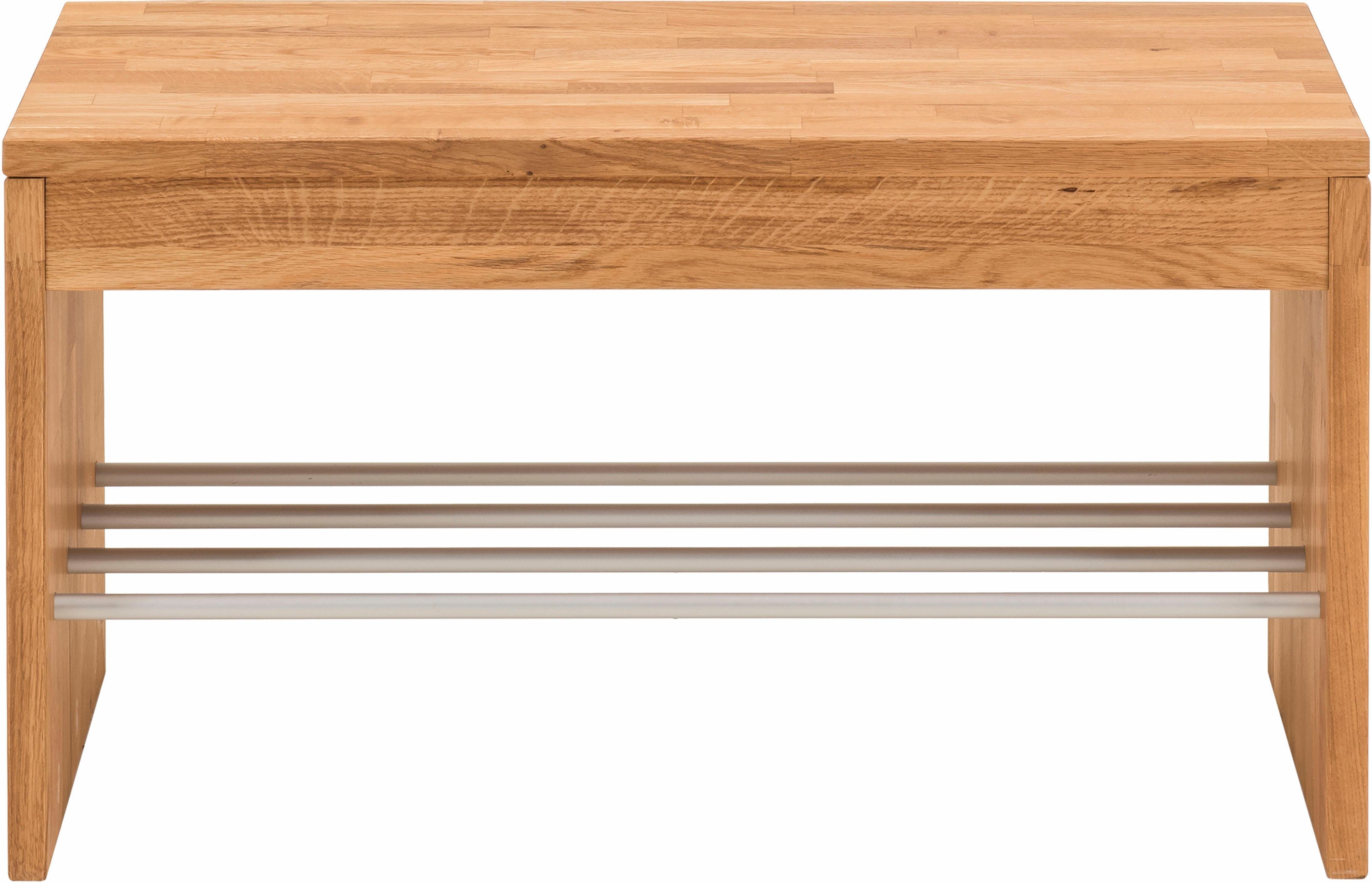 Home affaire Schoenenbank Dura van massief wildeikenhout of beuken, breedte 82 cm