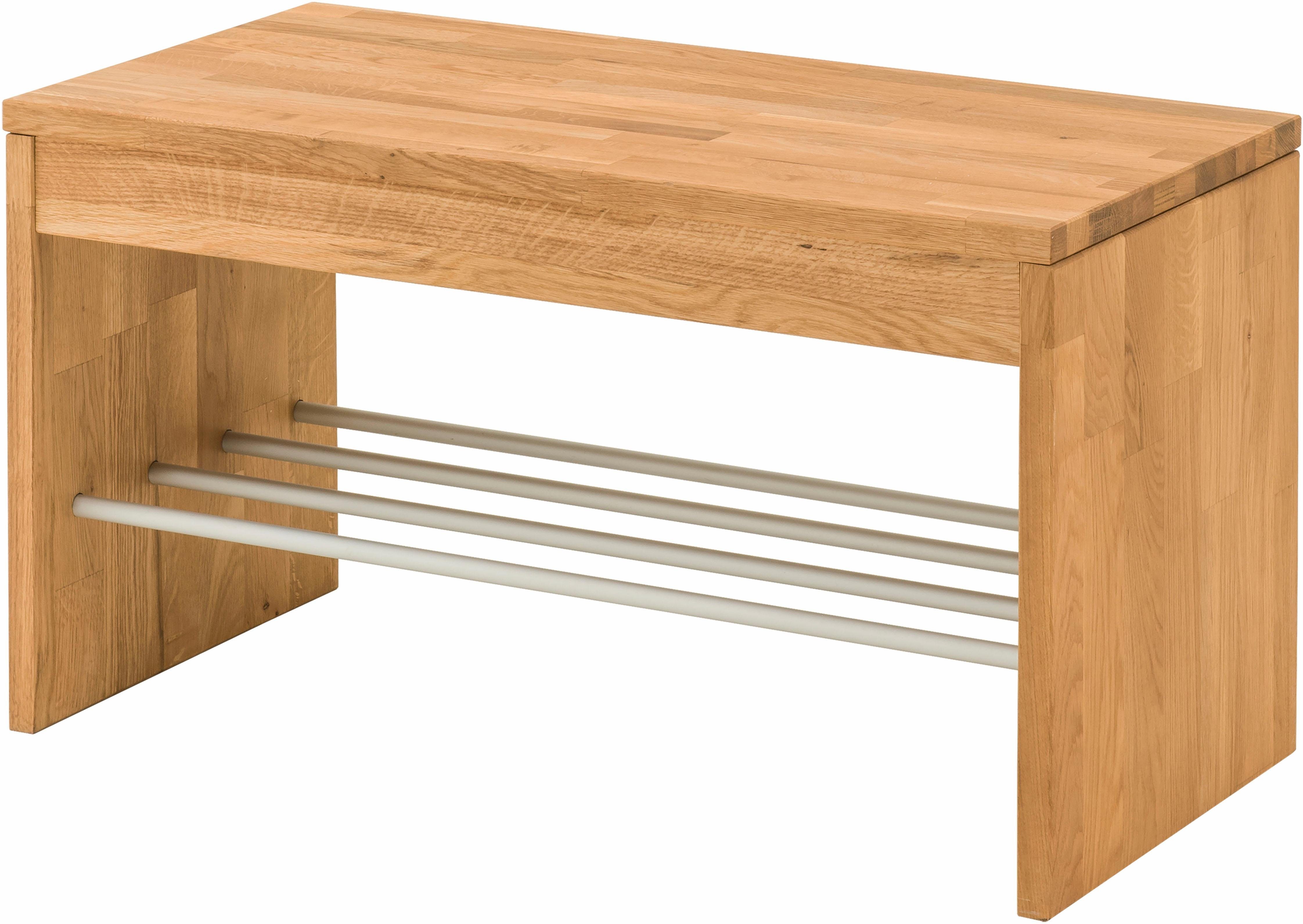 Home affaire Schoenenbank Dura van massief wildeikenhout of beuken, breedte 82 cm