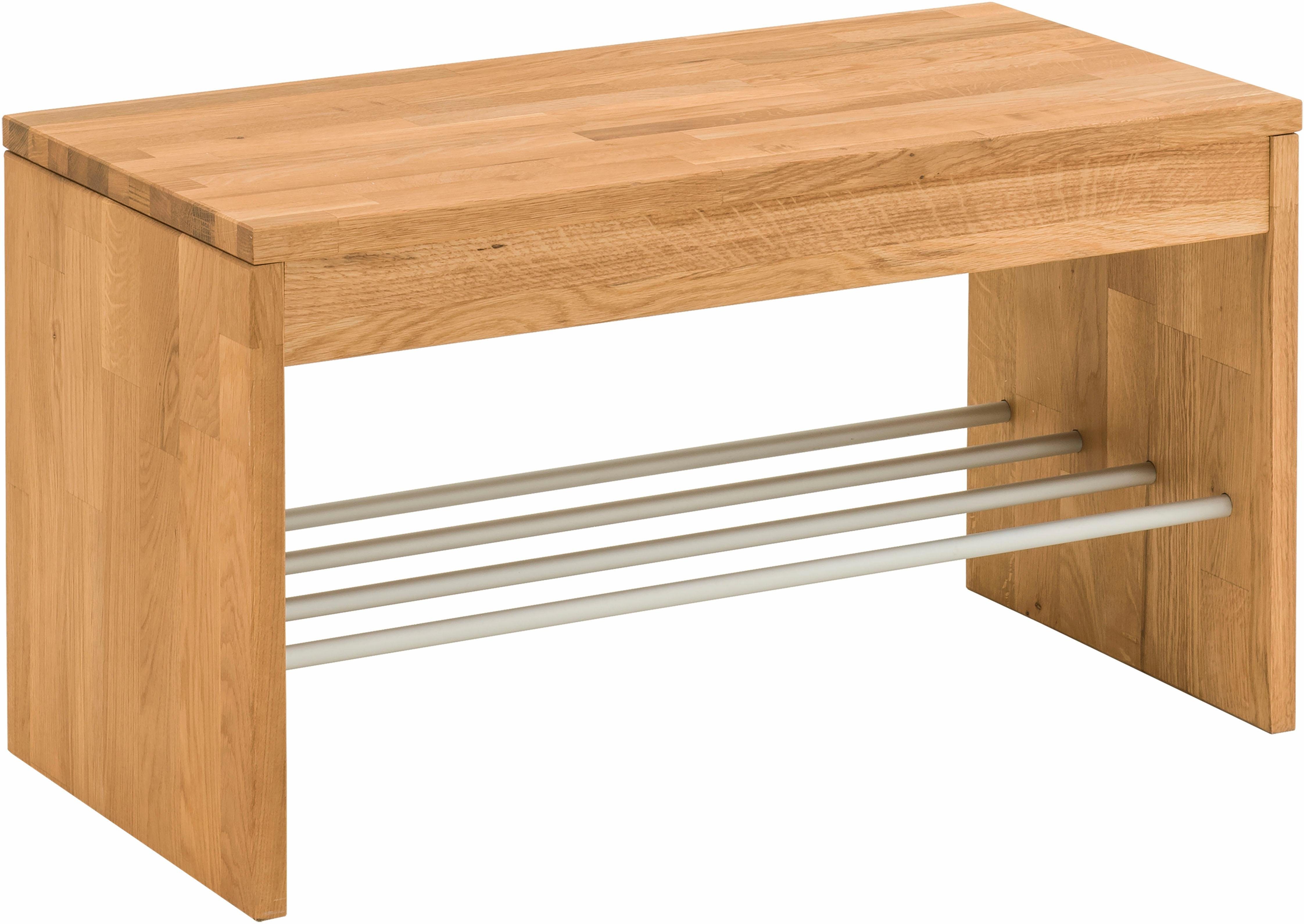 Home affaire Schoenenbank Dura van massief wildeikenhout of beuken, breedte 82 cm