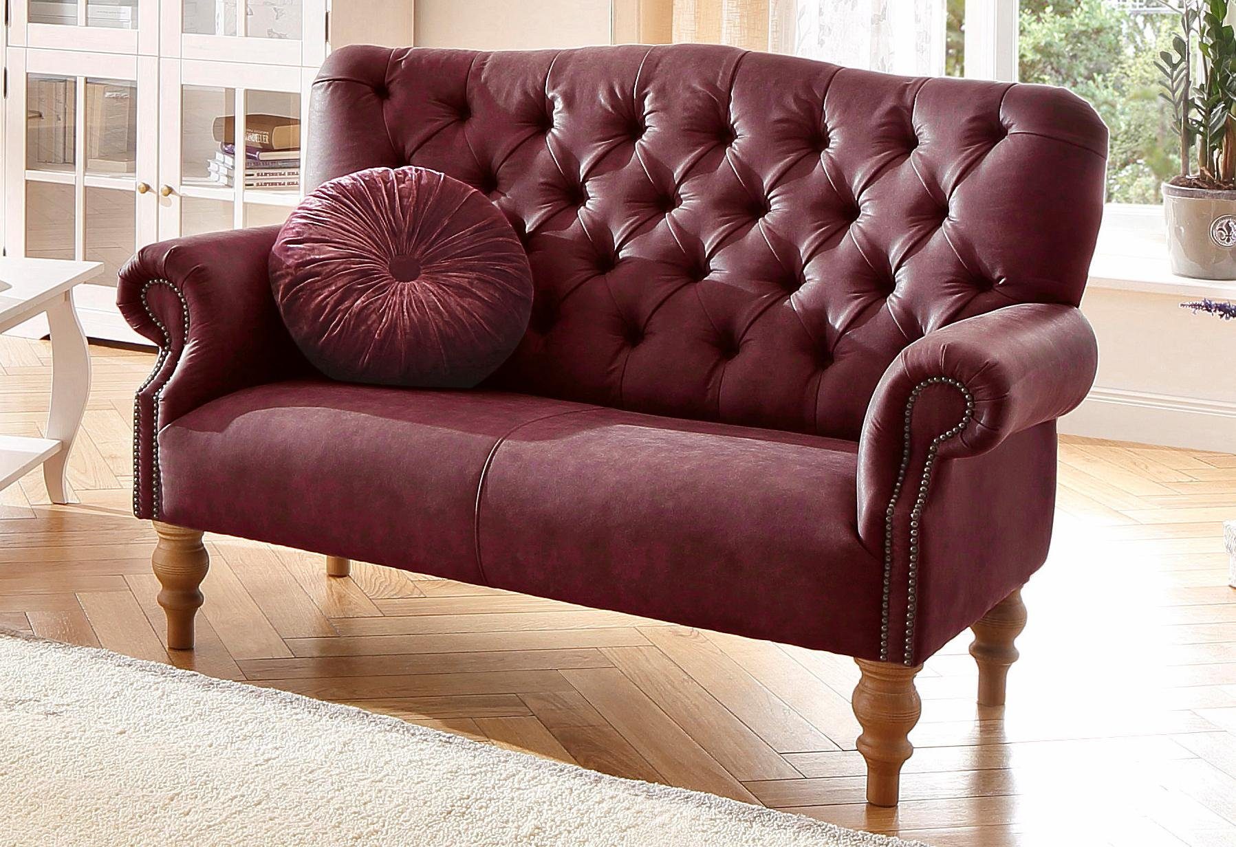 Home affaire Chesterfield-bank Lord met echte chesterfield-capitonnage en siernagels