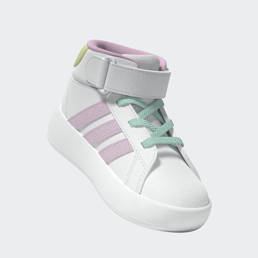 adidas Sportswear Sneakers GRAND COURT MID KIDS Design geïnspireerd op de adidas Superstar, voor kinderen