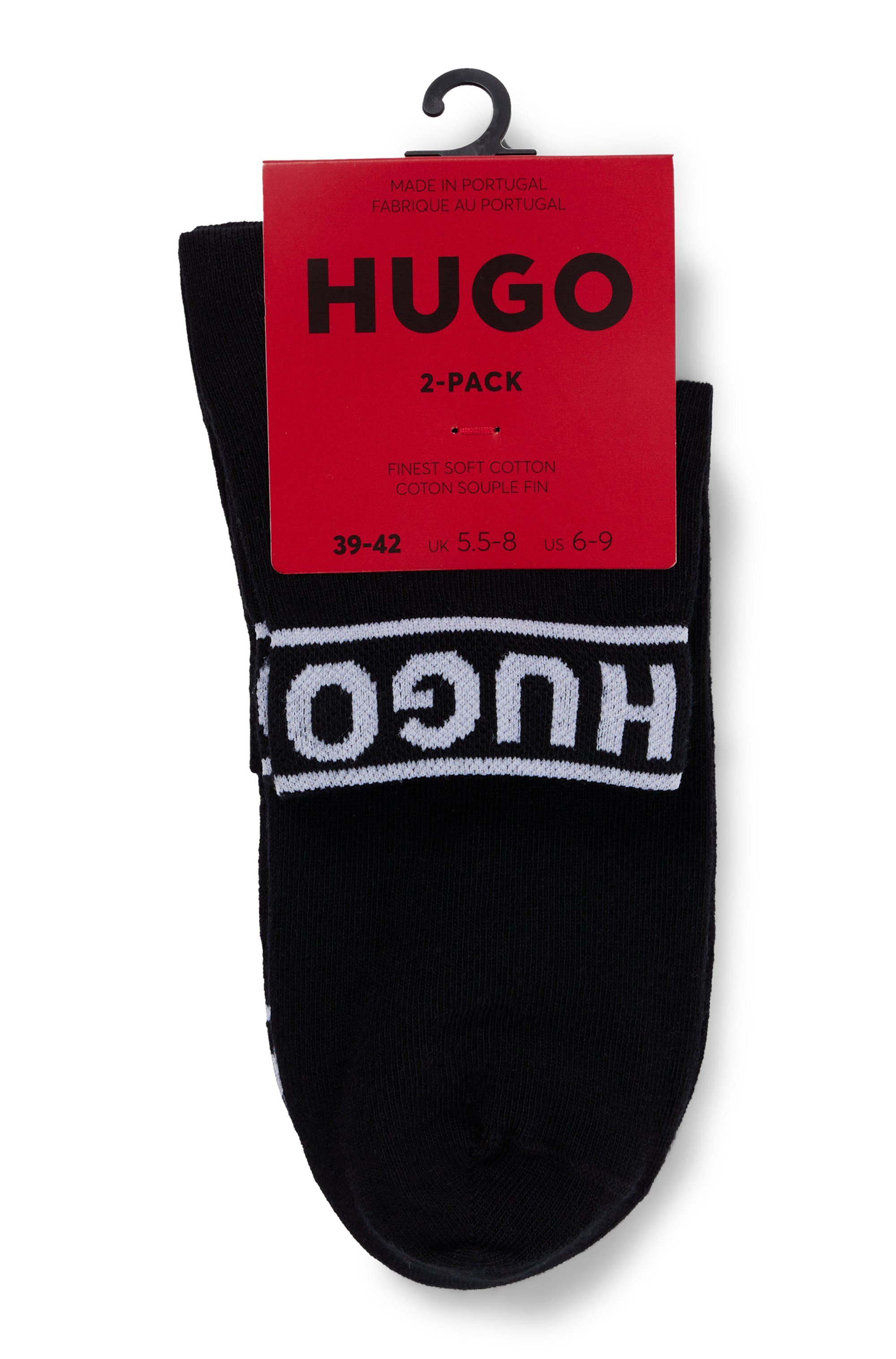 HUGO underwear Vrijetijdssokken 2P SH Logo CC W (set, 2 paar, 2 stuks)
