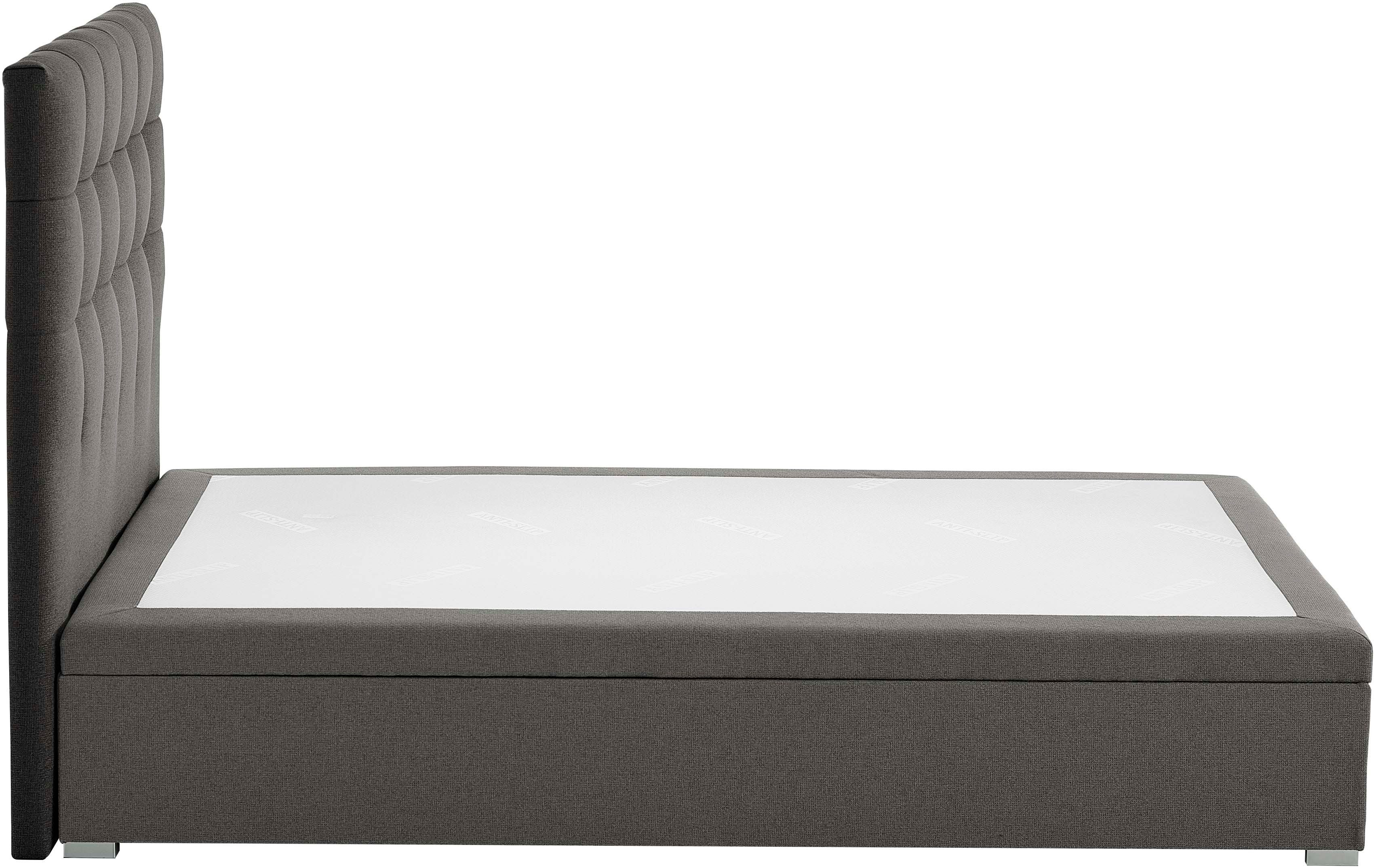 ATLANTIC home collection Boxspring Riona, uitbreidbaar naar een dubbel- en familiebad keuze uit 120x200cm pocketveringmatras of zonder matras