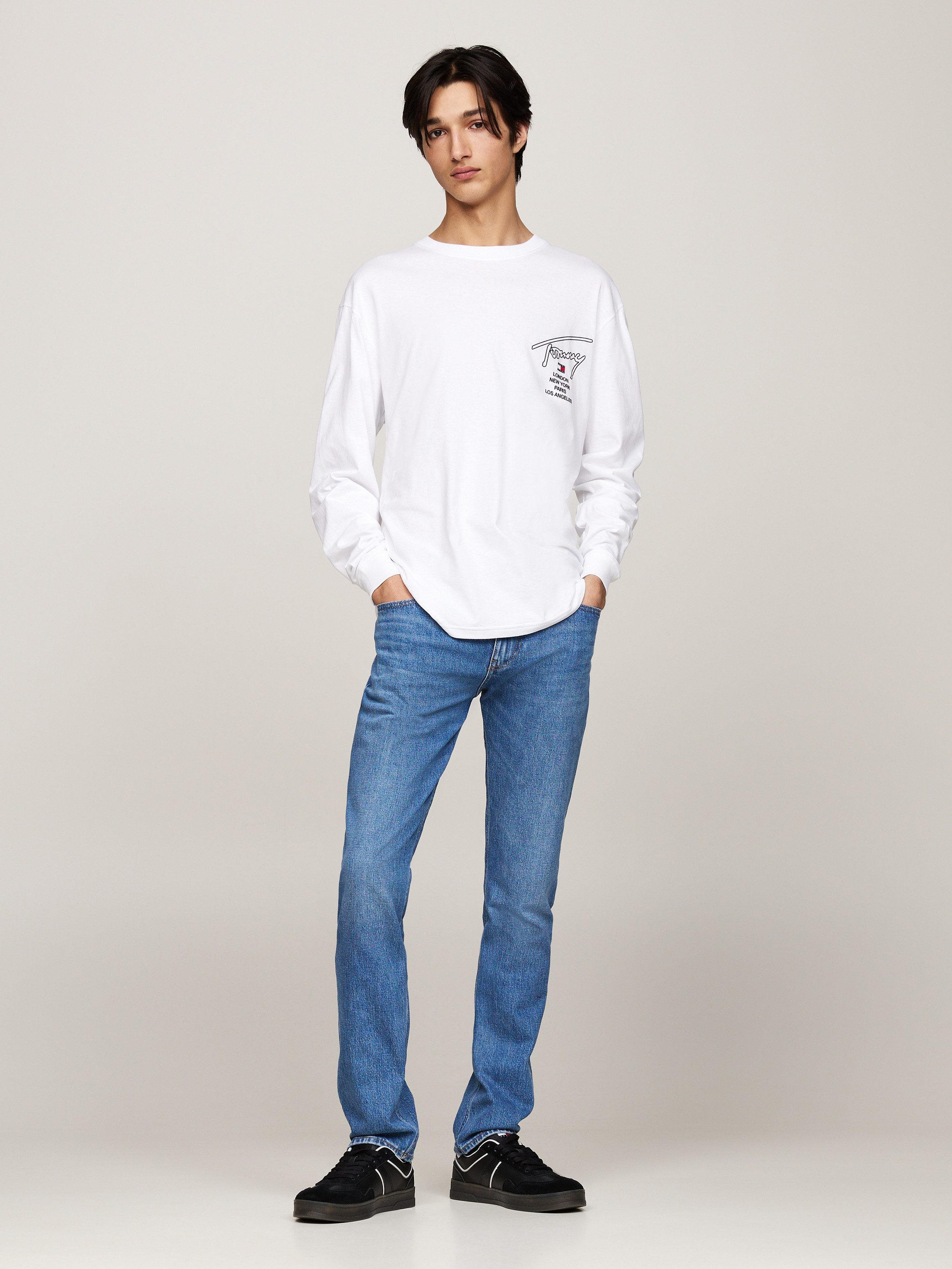 TOMMY JEANS Longsleeve TJM REG SIG TWIST LS TEE